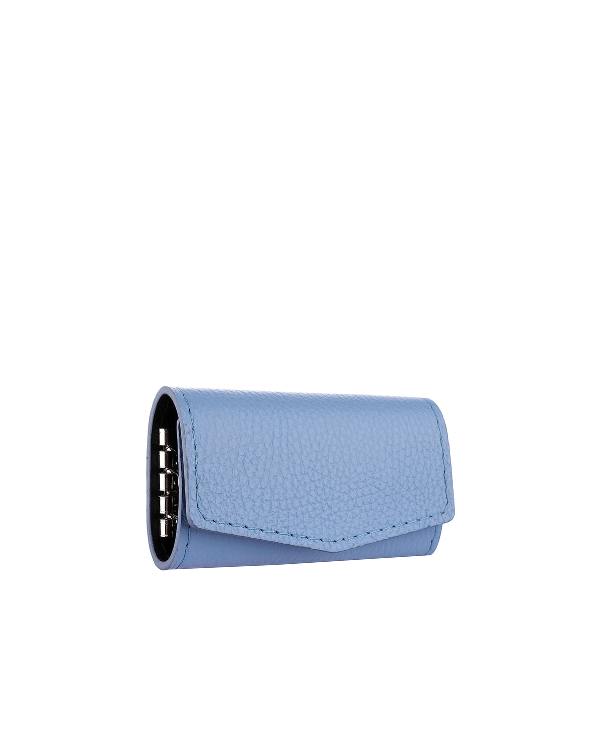 Light Blue Floater Leather Key Holder