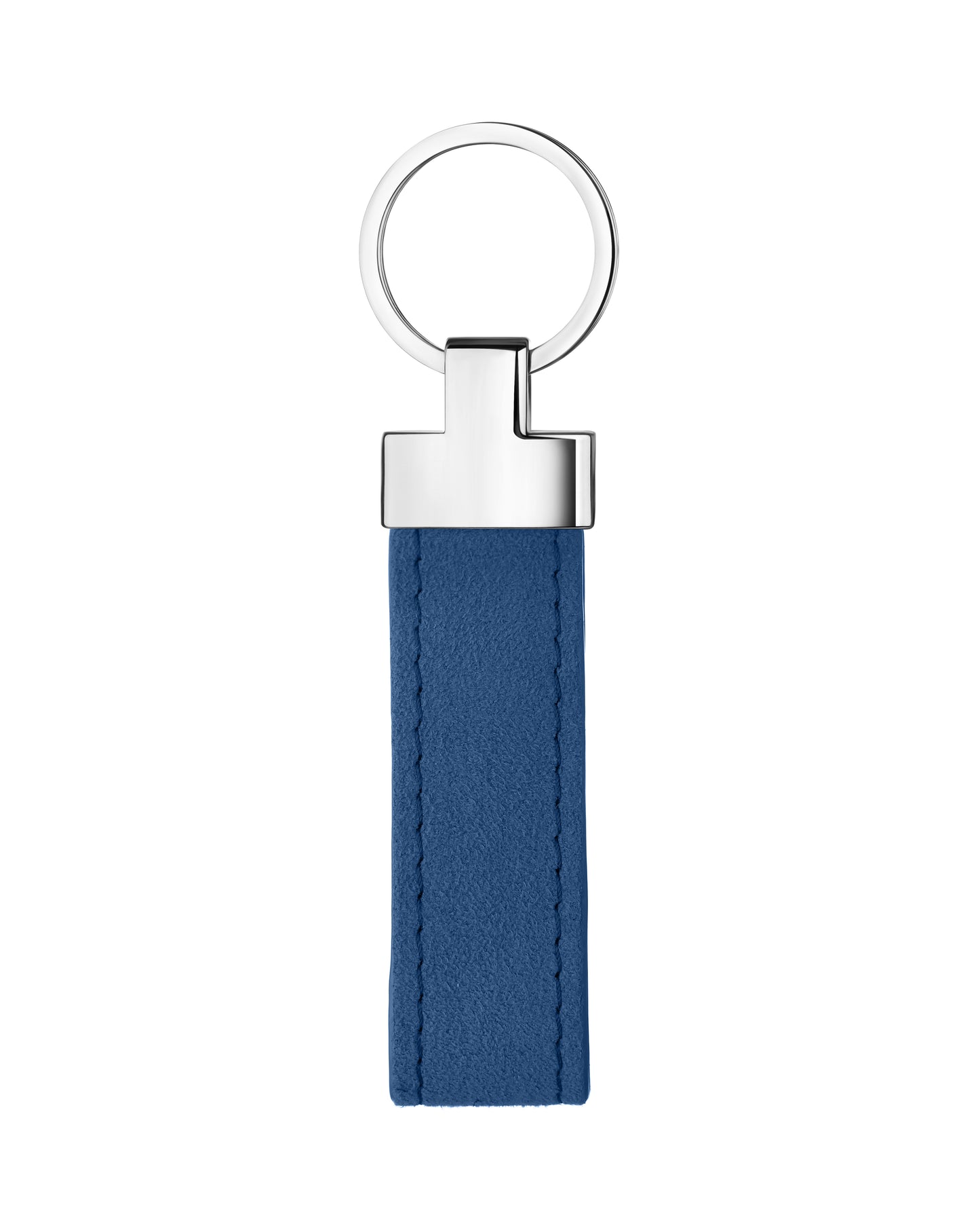 Blue Alcantara Keychain