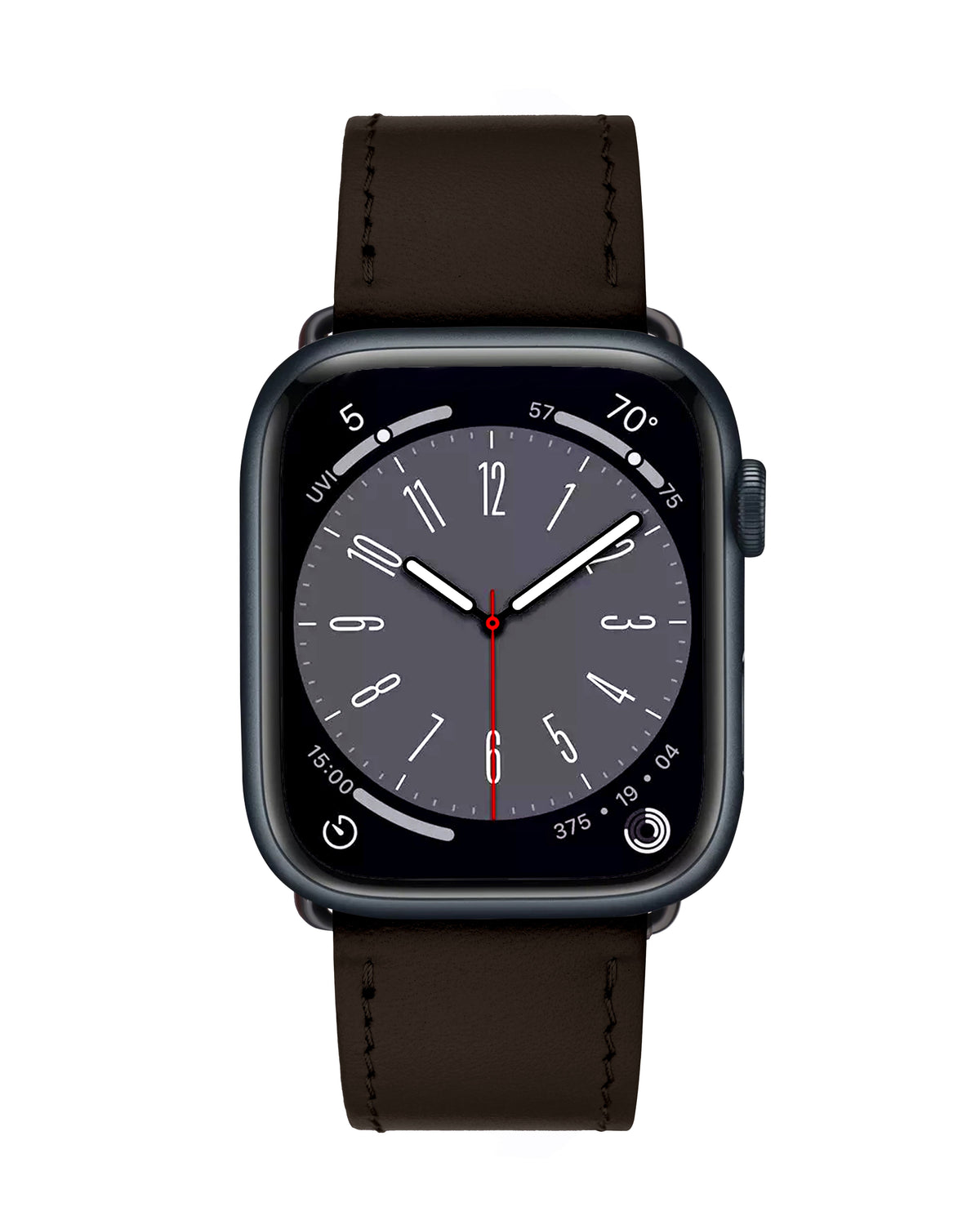 Brown Calf Leather Apple Watch Strap
