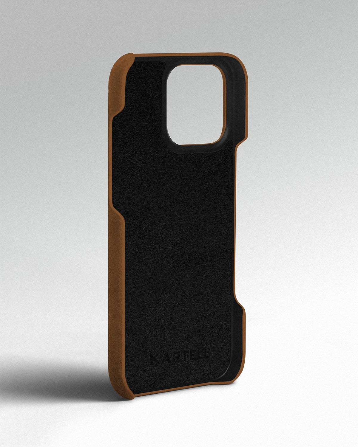 Brown Alcantara Case for iPhone 16 Pro Max