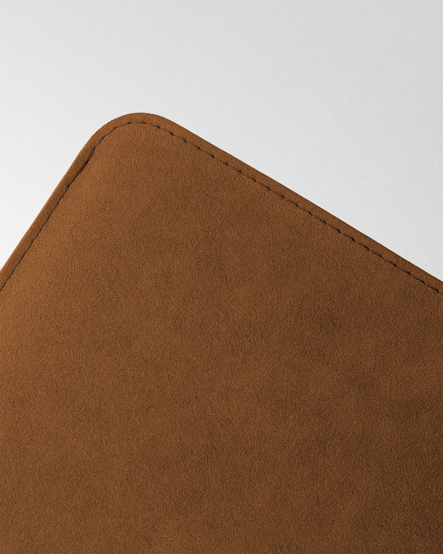 Brown Alcantara Open Sleeve for MacBook