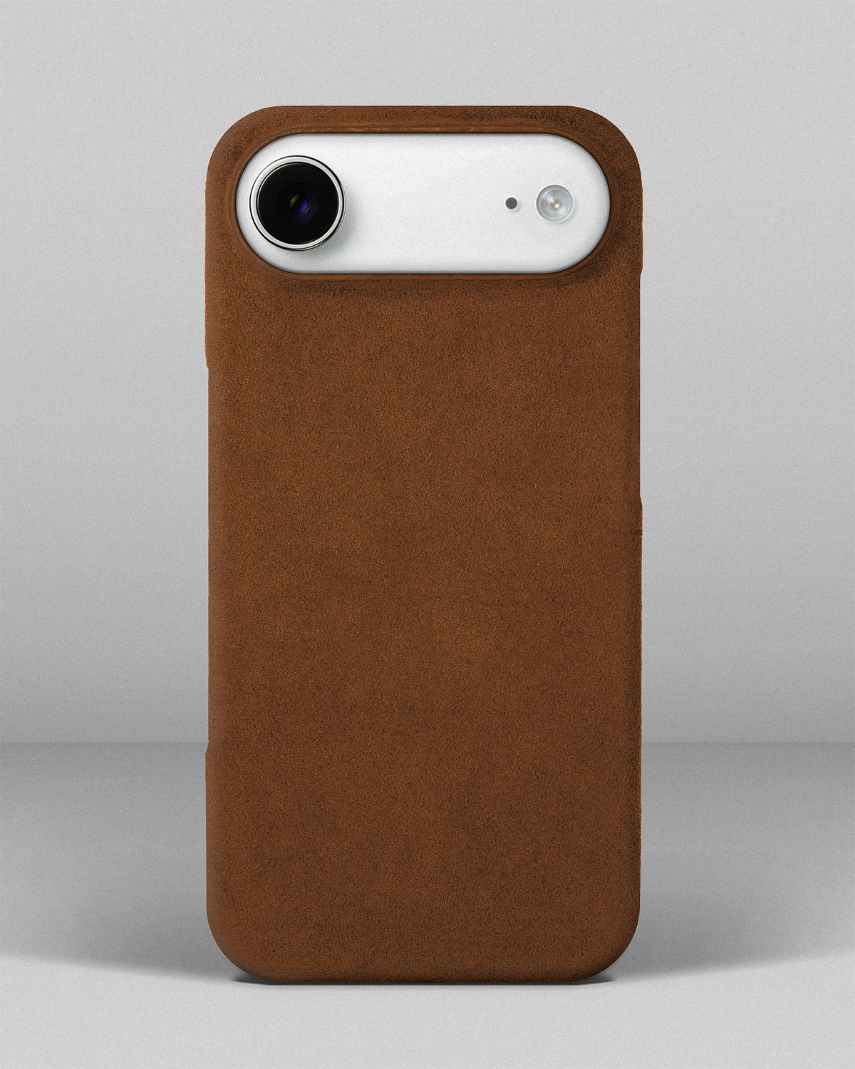 Brown Alcantara Case for iPhone 17 Air