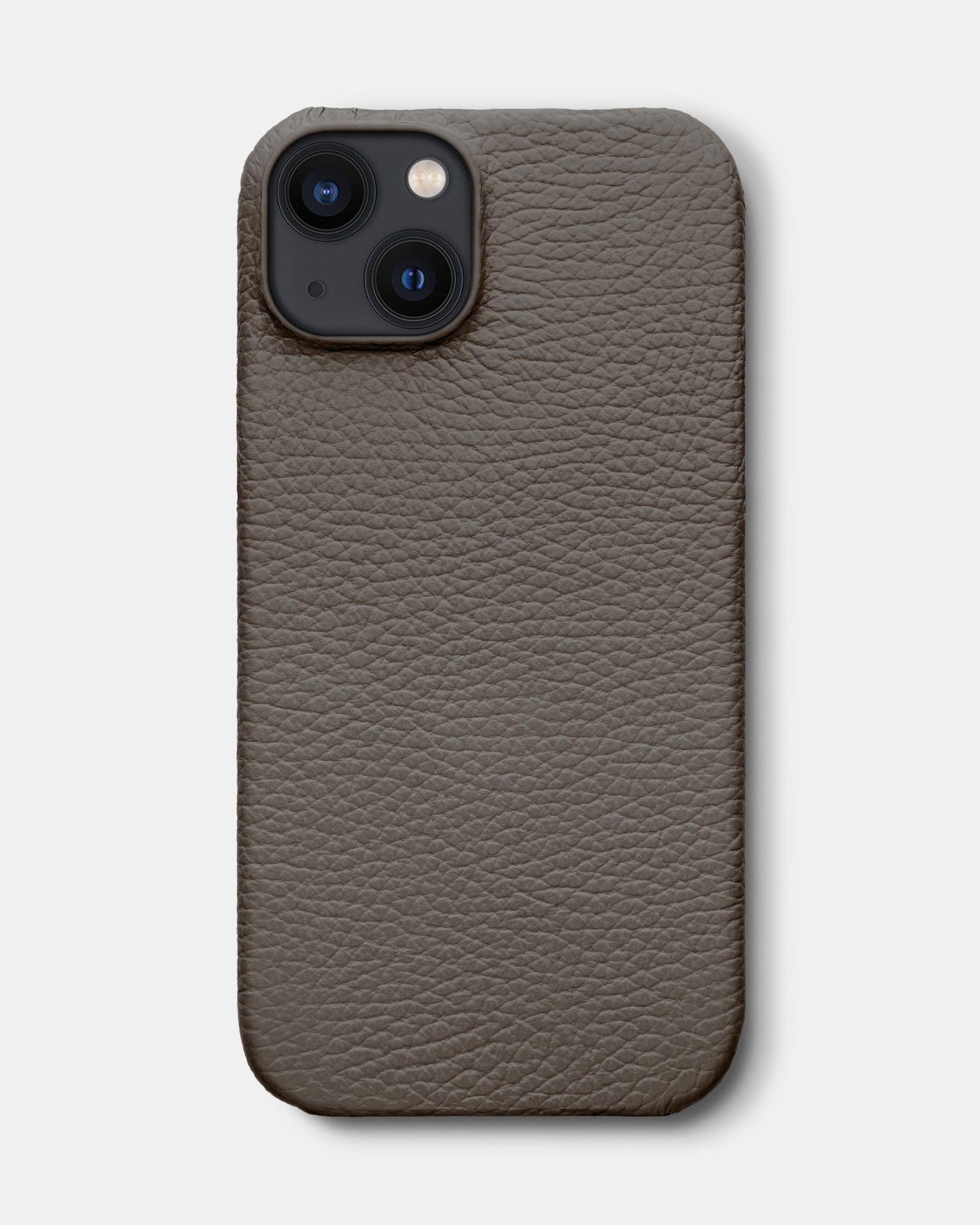 Light Brown Leather Case for iPhone 13