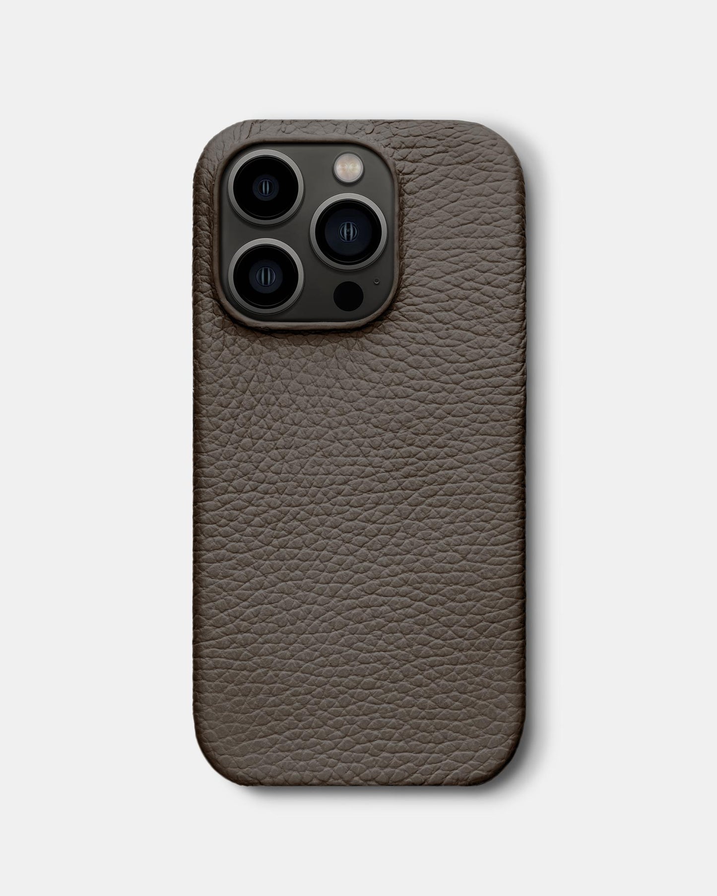 Light Brown Leather Case for iPhone 13 Pro