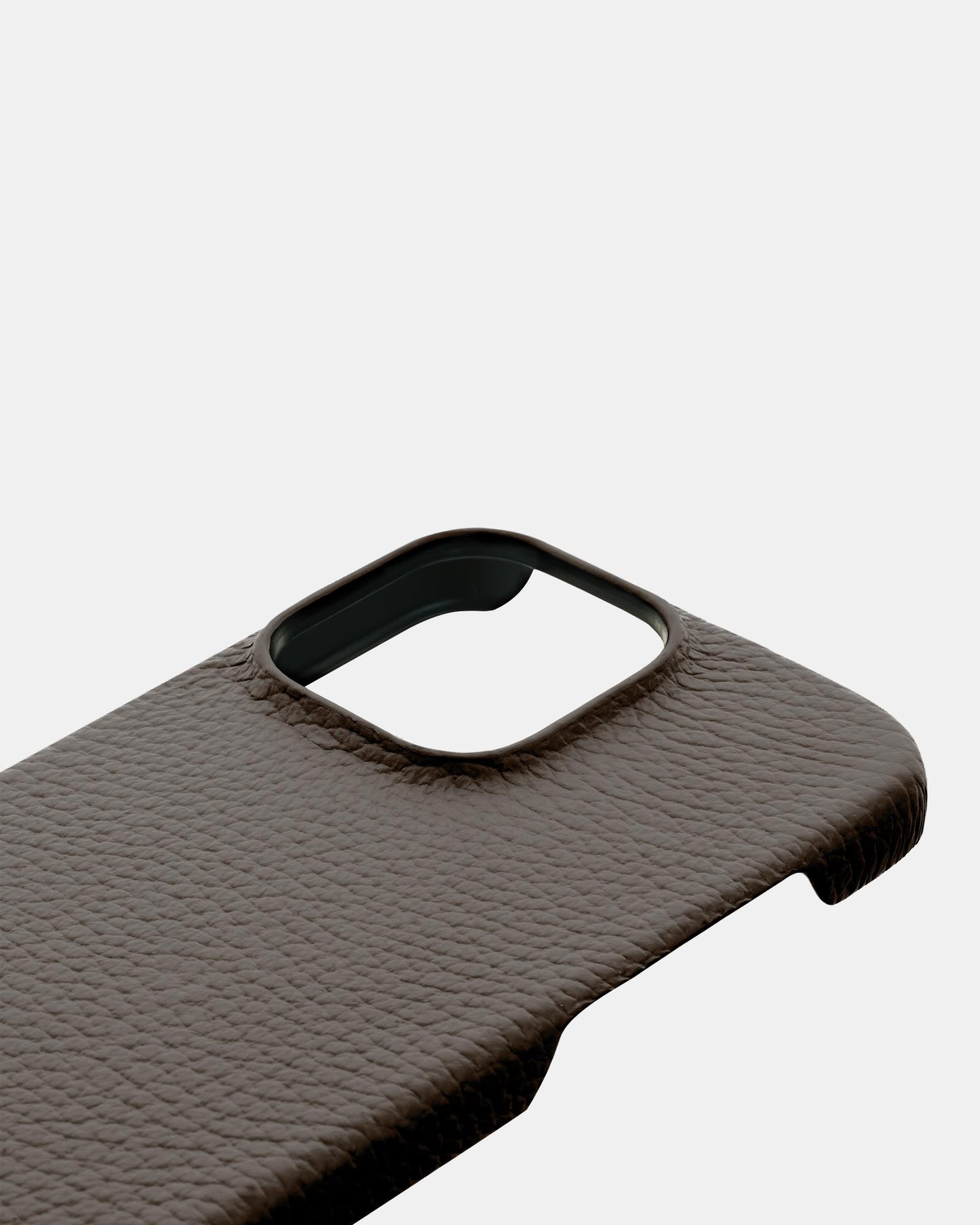 Light Brown Leather Case for iPhone 13 Pro