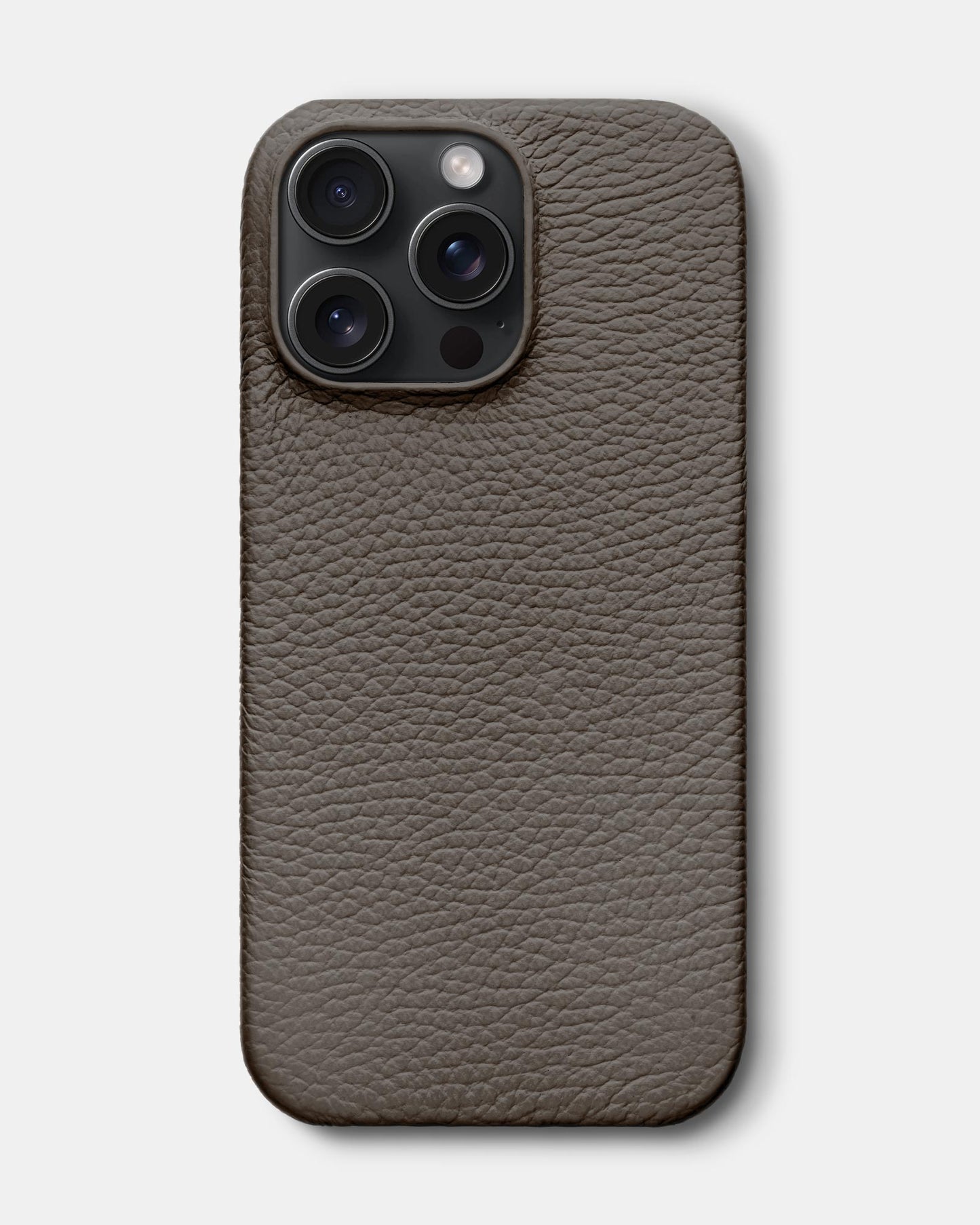 Light brown Leather Case for iPhone 15 Pro Max