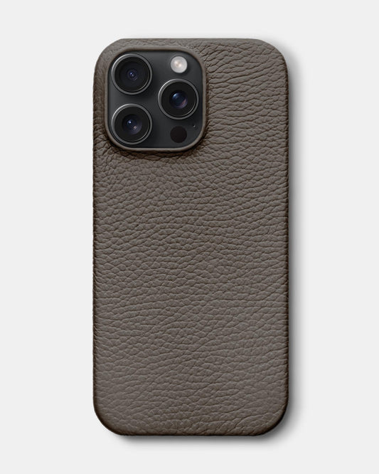 Light brown Leather Case for iPhone 16 Pro Max