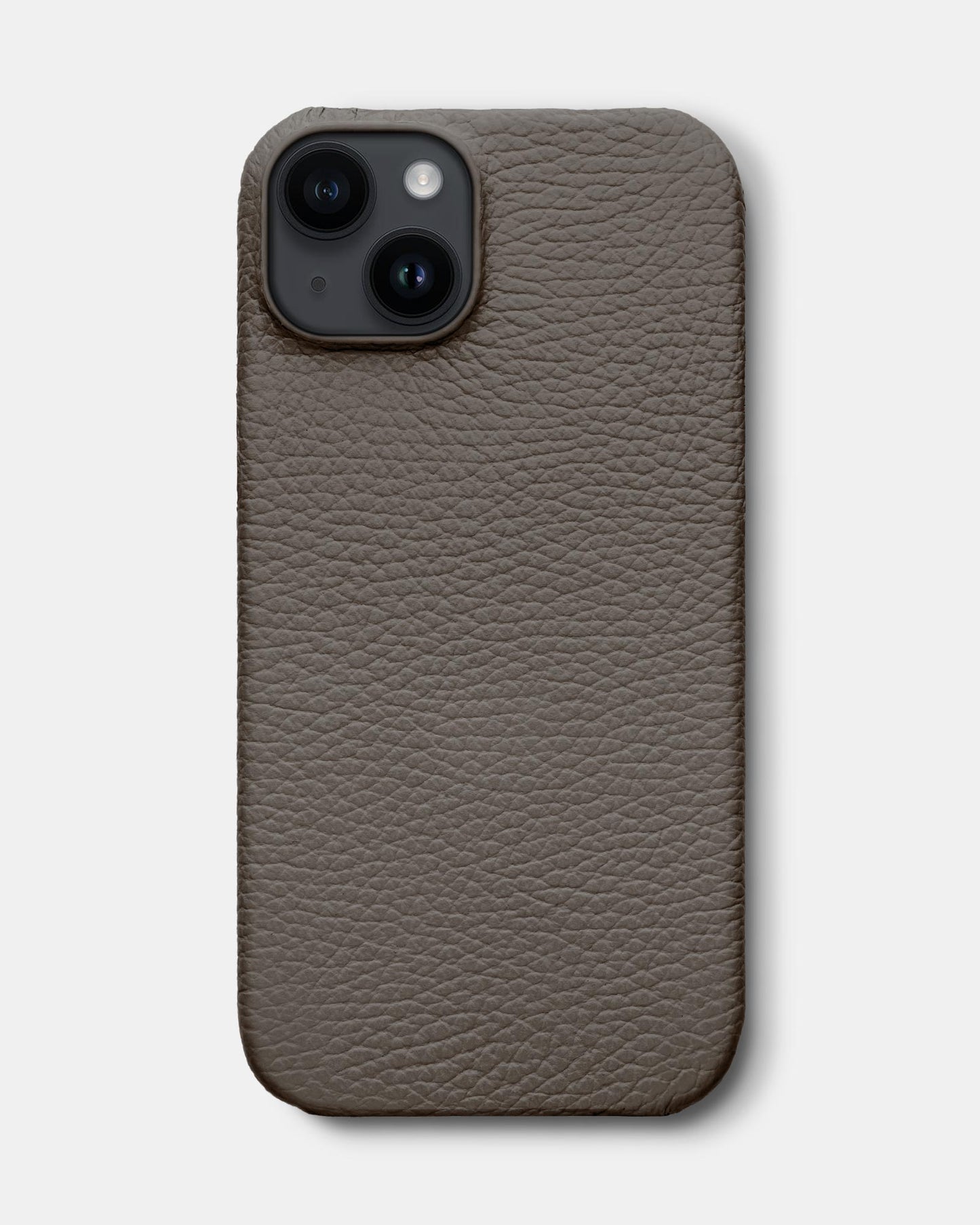 Light Brown Leather Case for iPhone 14 Plus