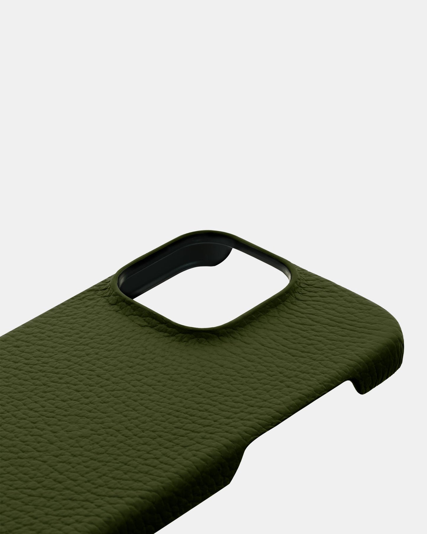 Dark Green Leather Case for iPhone 14 Pro Max