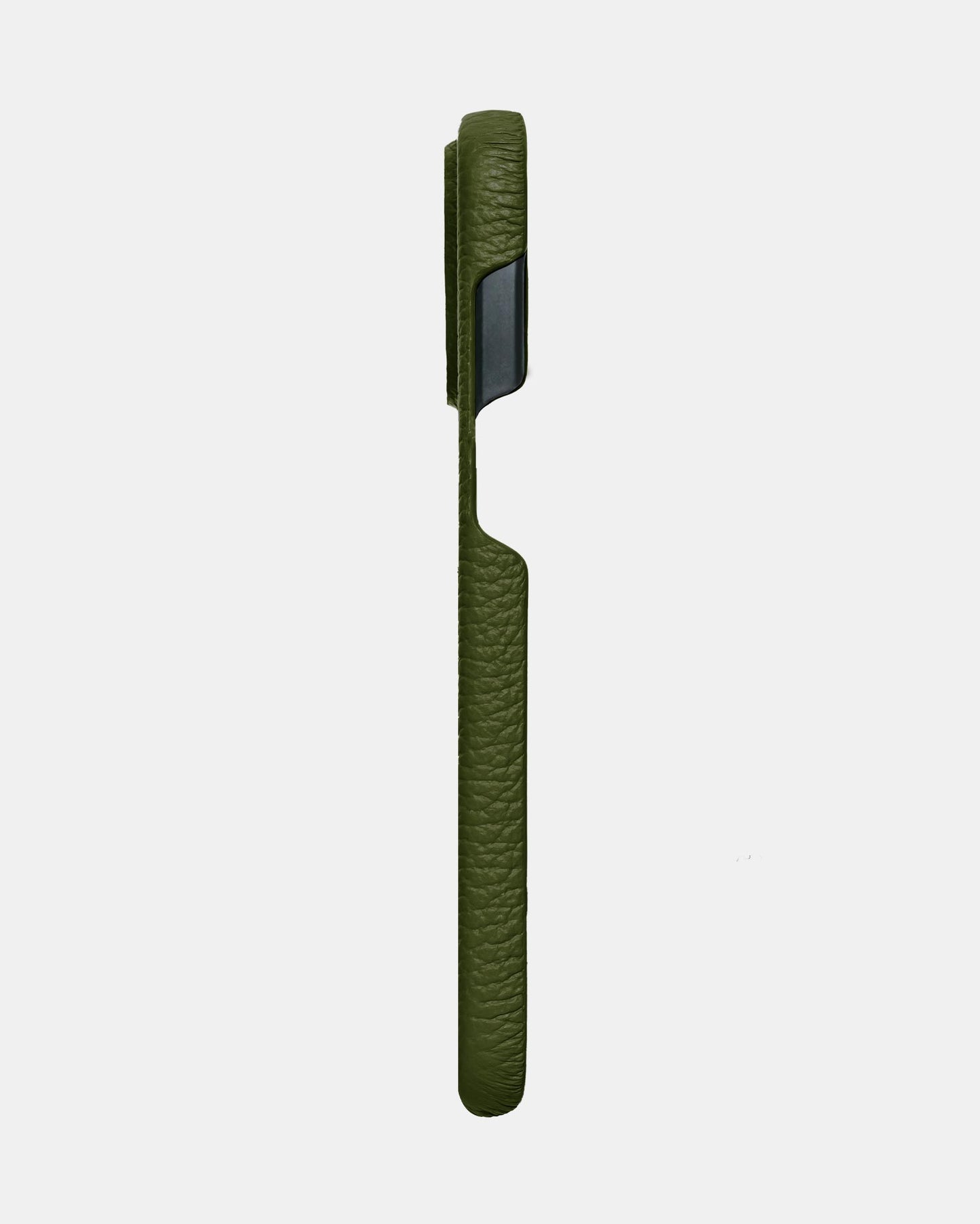 Dark Green Leather Case for iPhone 14 Pro