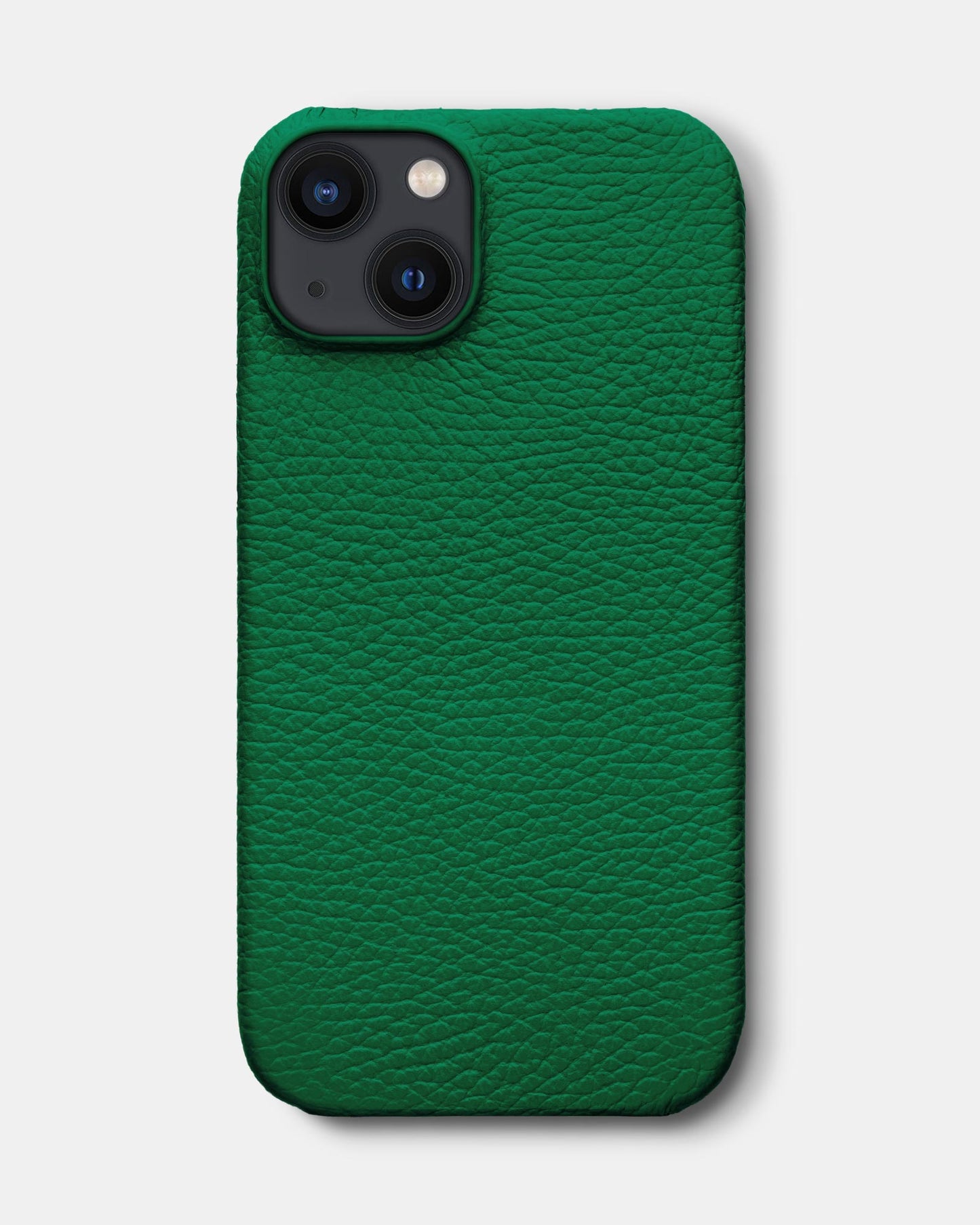 Bright Green Leather Case for iPhone 13