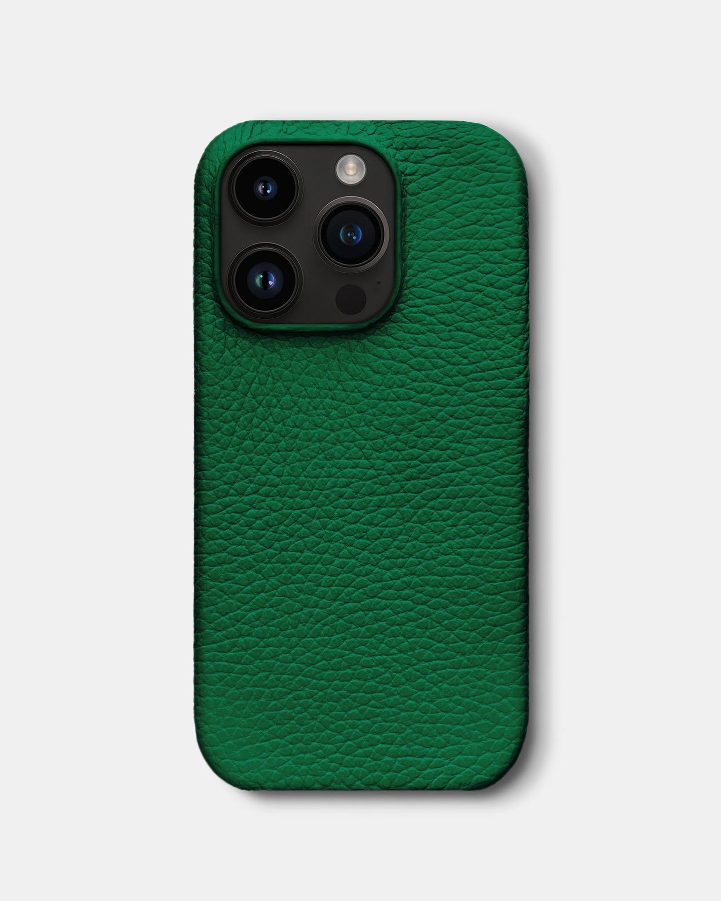 Bright Green Leather Case for iPhone 14 Pro