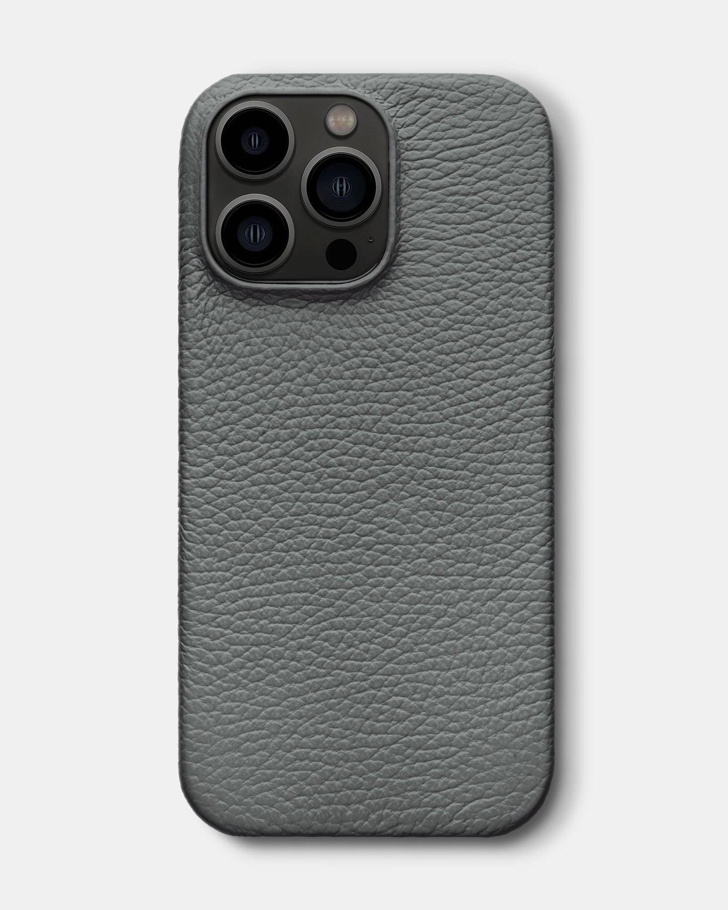 Gray Leather Case for iPhone 13 Pro Max