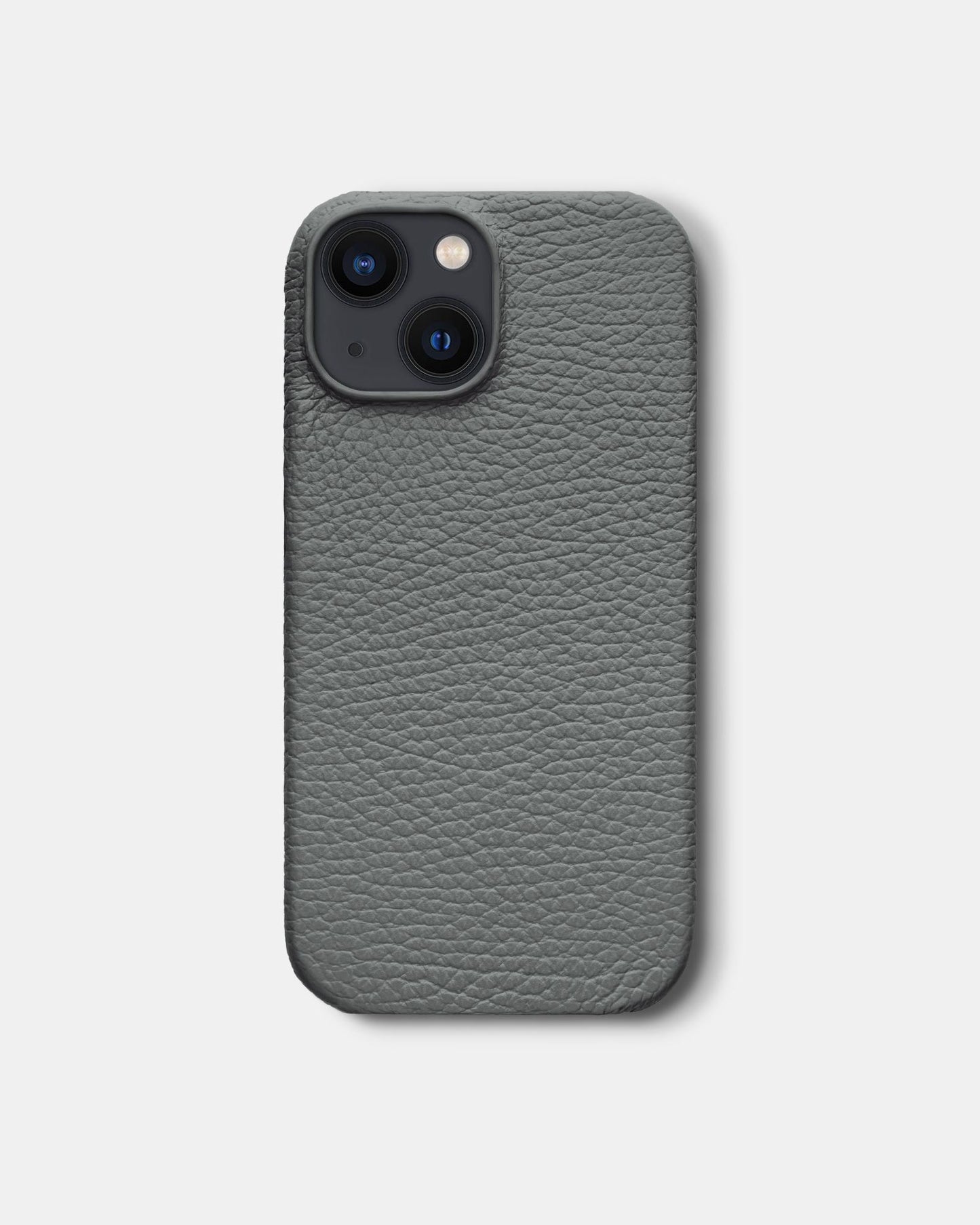 Gray Leather Case for iPhone 13 Mini