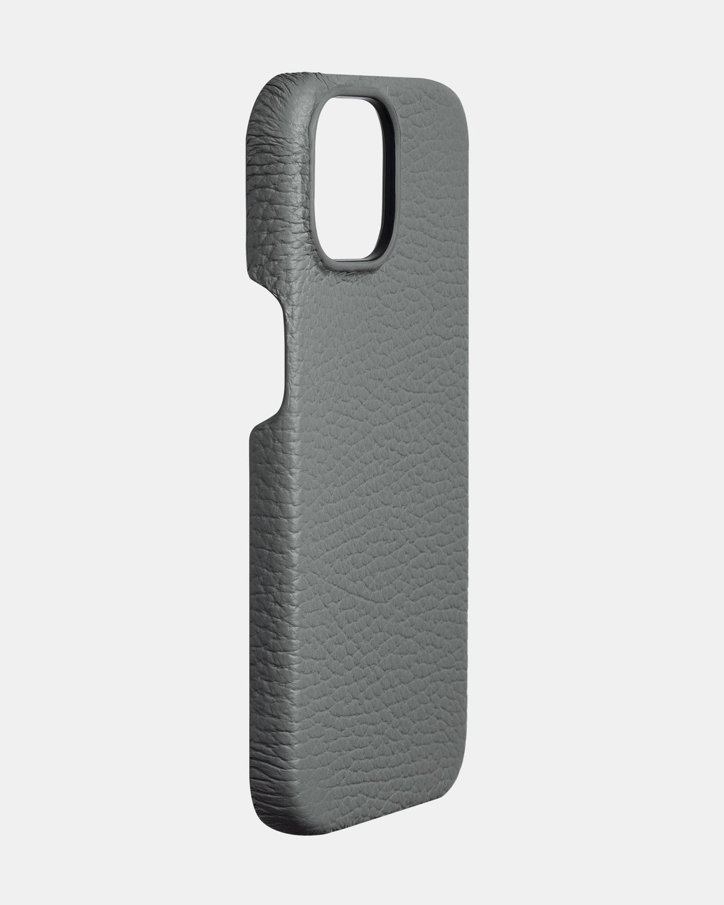 Gray Leather Case for iPhone 13