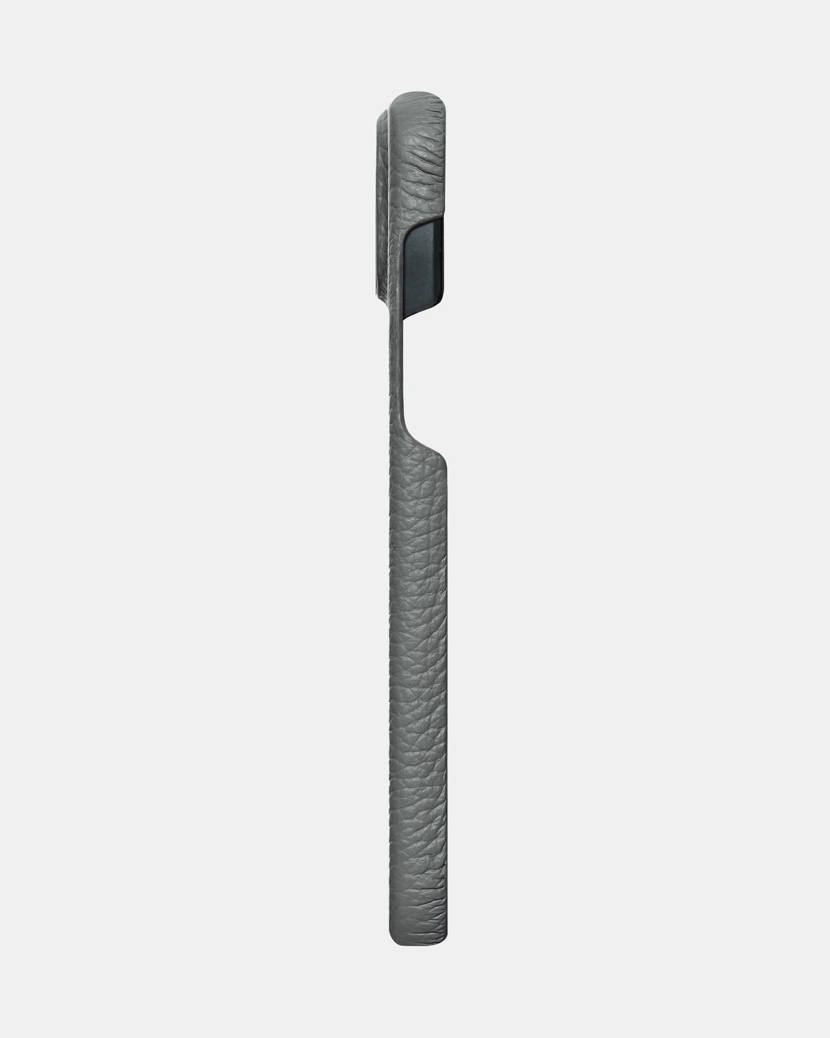 Gray Leather Case for iPhone 16 Plus