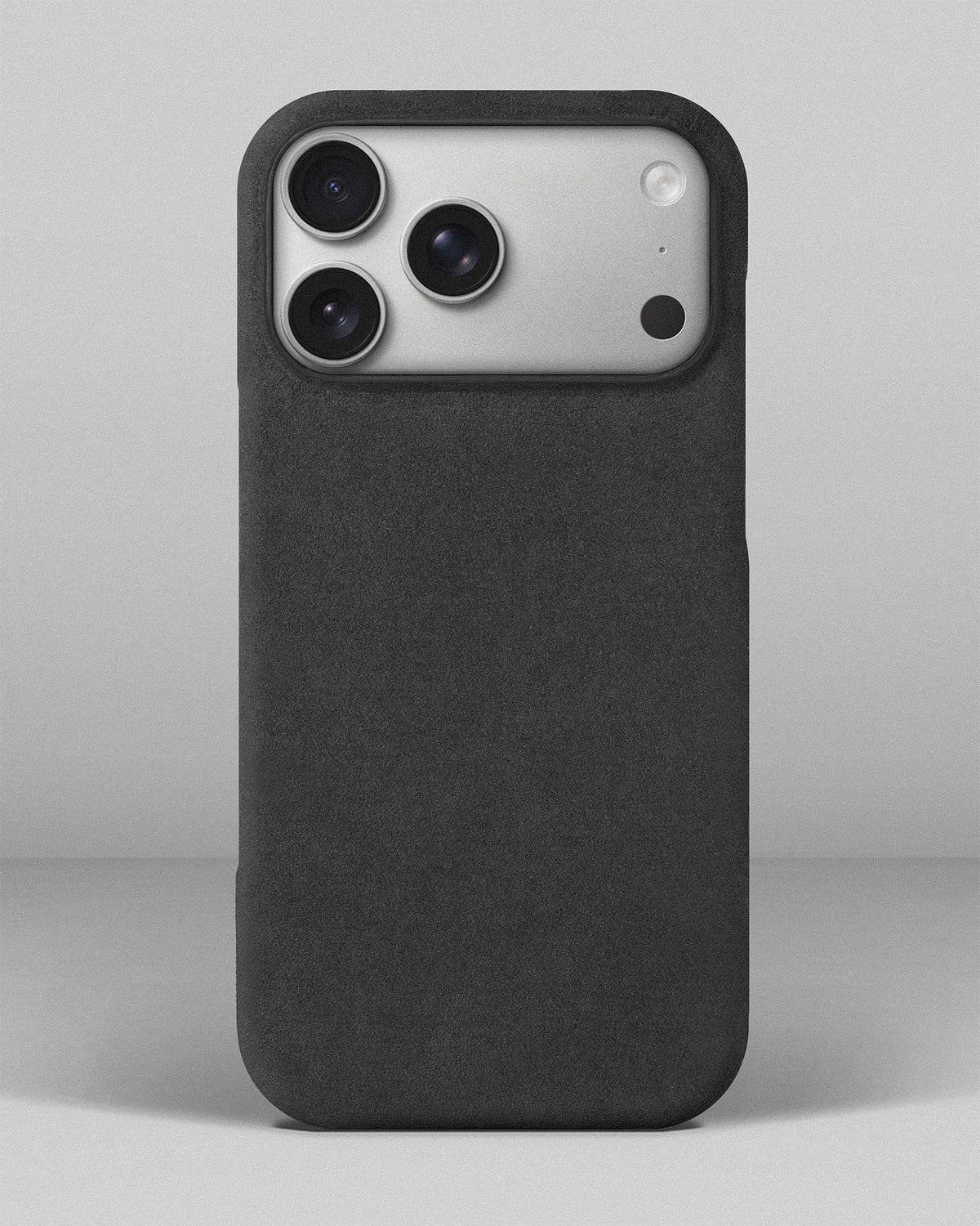 Grey Alcantara Case for iPhone 18 Pro Max