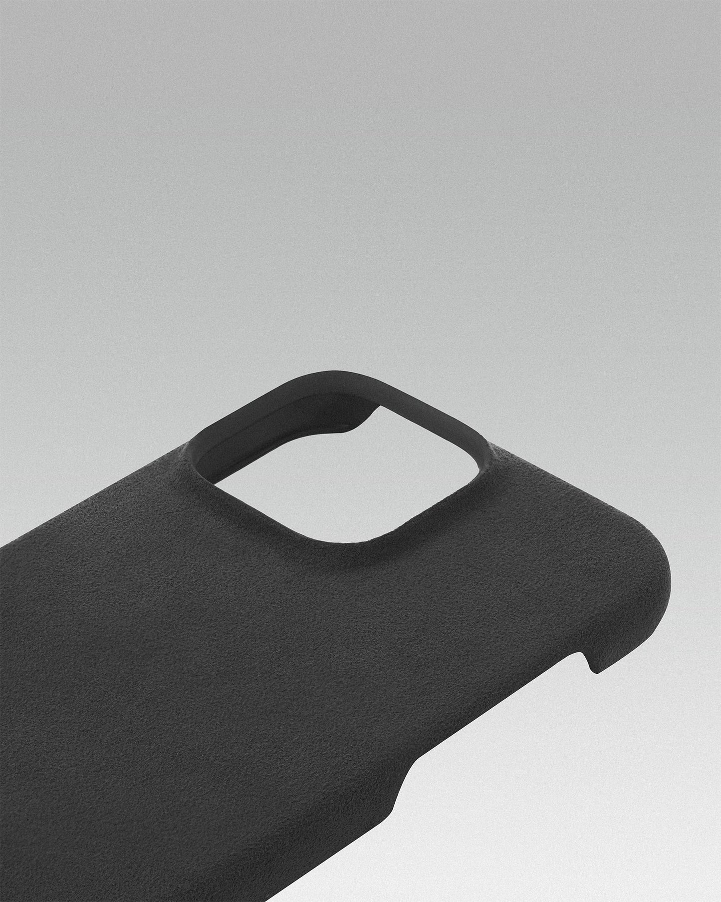 Grey Alcantara Case for iPhone 16 Pro Max