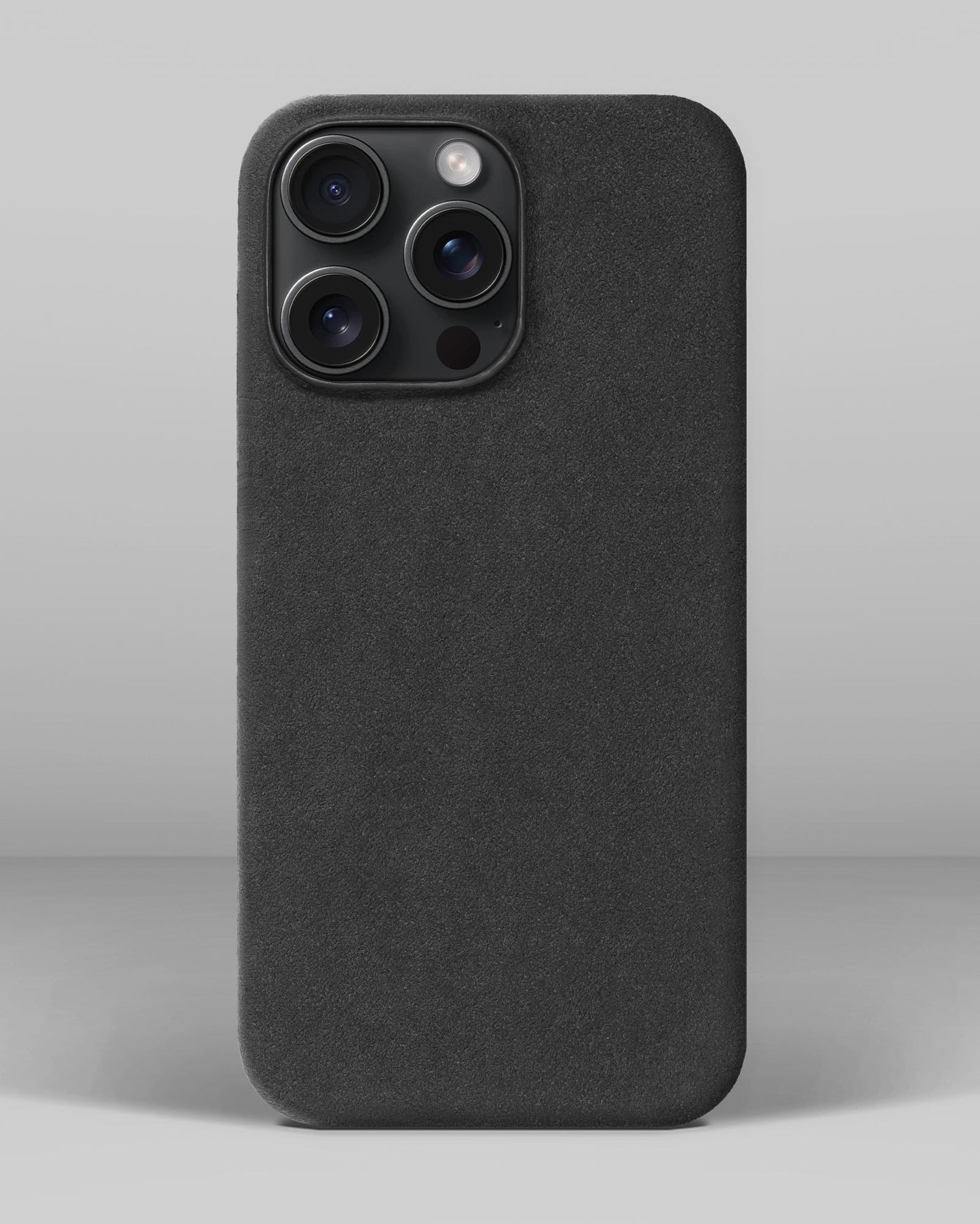 Grey Alcantara Case for iPhone 15 Pro Max