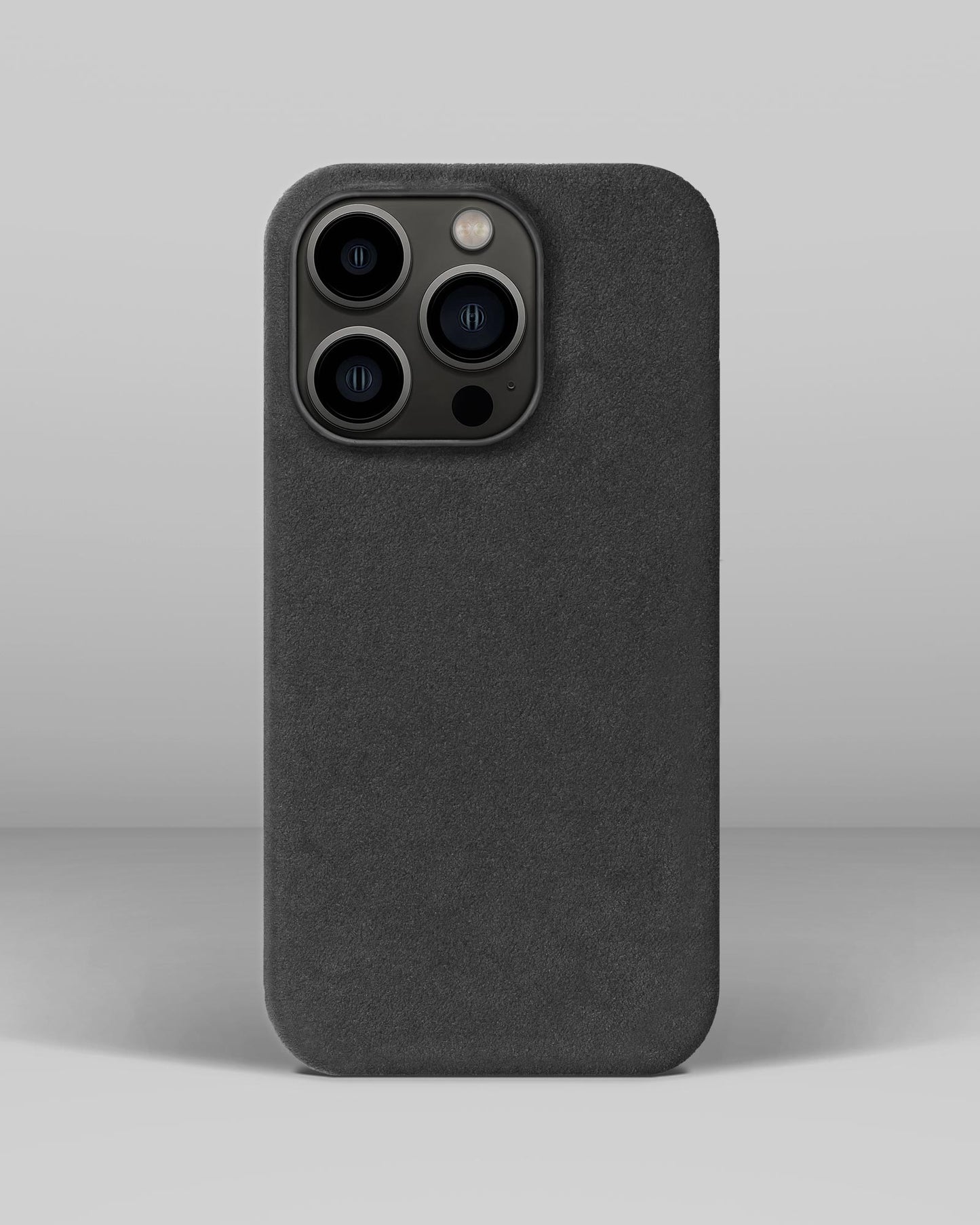 Grey Alcantara Case for iPhone 13 Pro