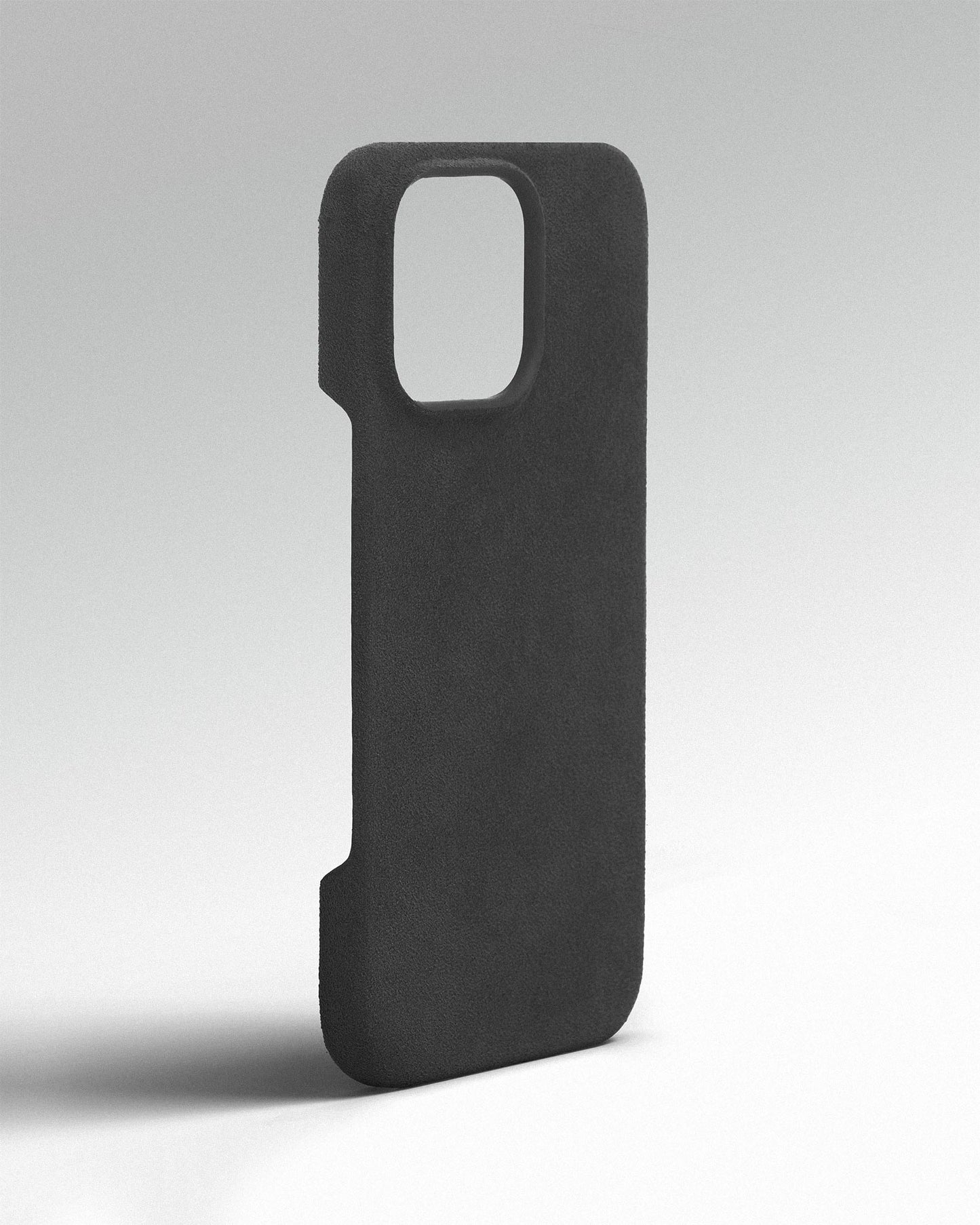 Grey Alcantara Case for iPhone 16 Pro Max