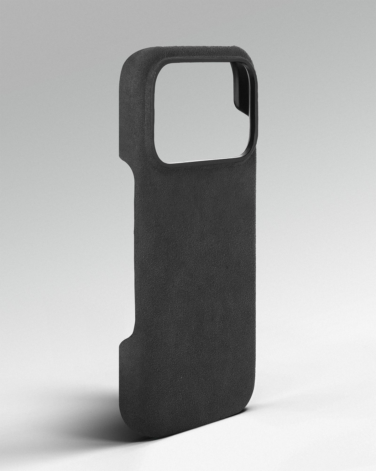 Grey Alcantara Case for iPhone 18 Pro Max