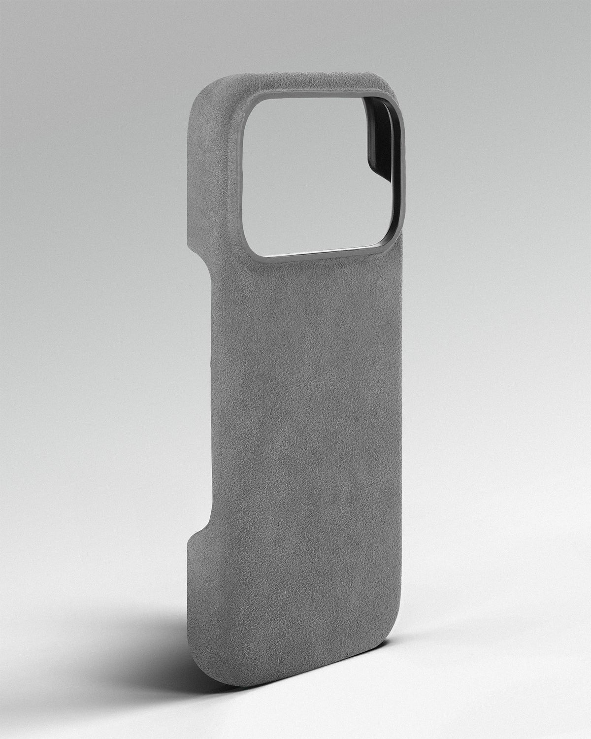 Light Grey Alcantara Case for iPhone 18 Pro Max