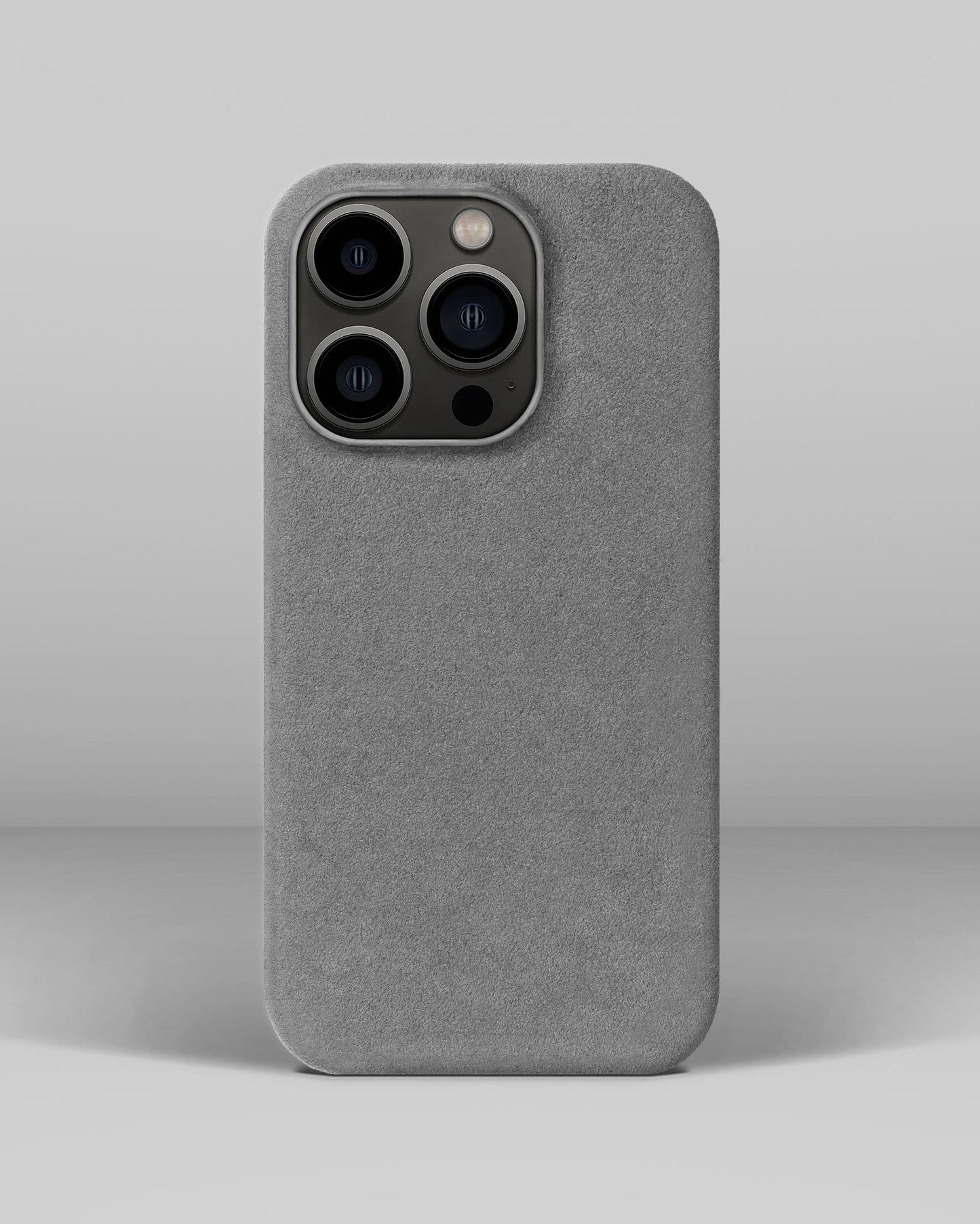 Light Grey Alcantara Case for iPhone 13 Pro