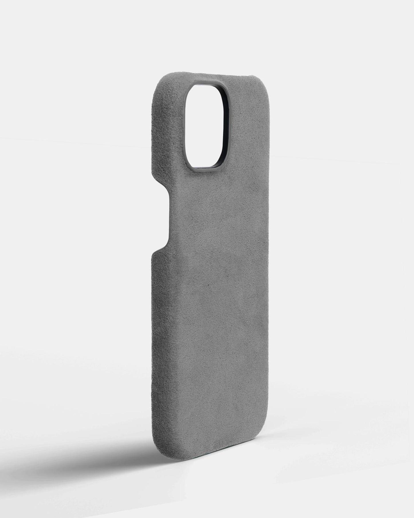 Light Grey Alcantara Case for iPhone 15