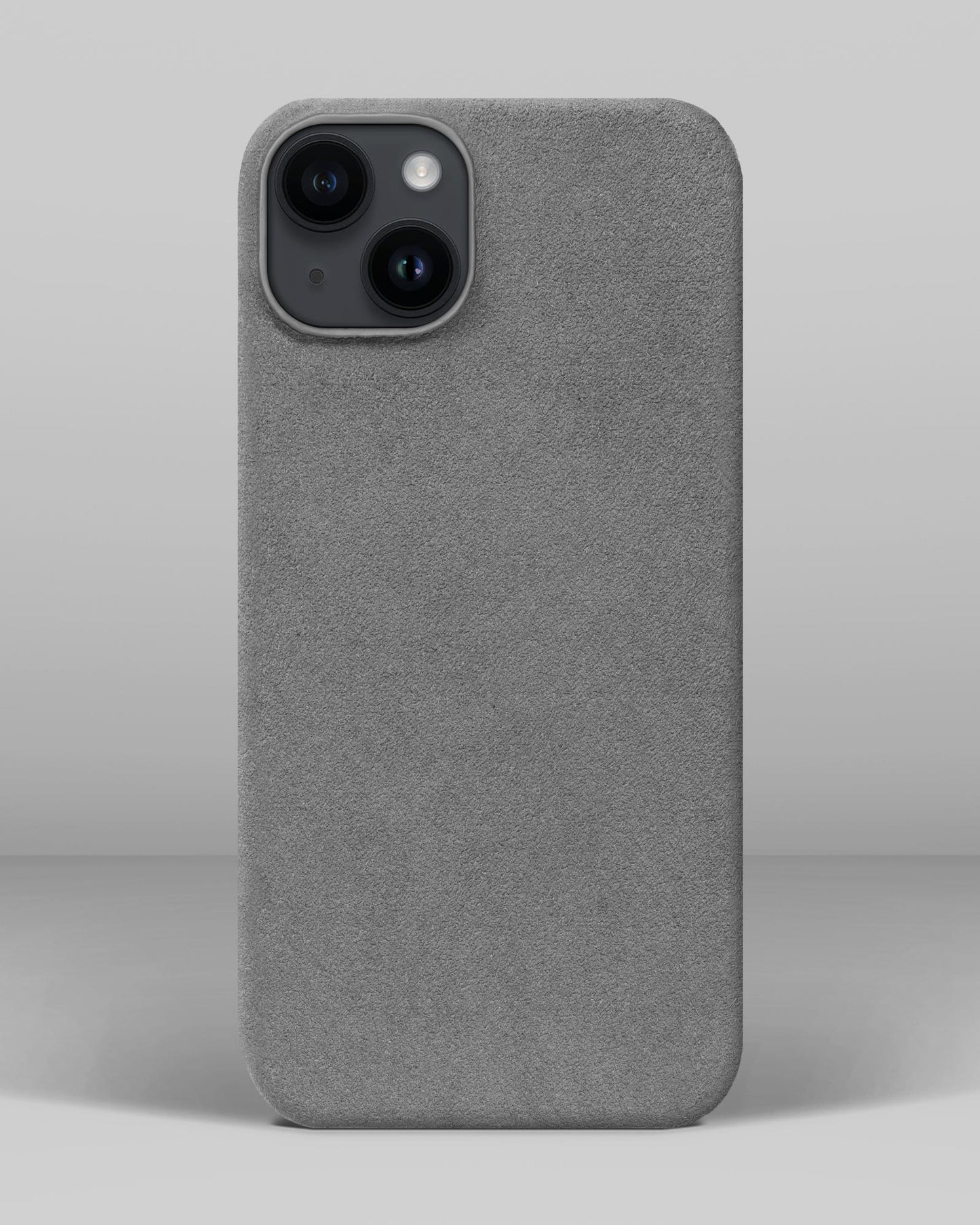 Light Grey Alcantara Case for iPhone 14 Plus