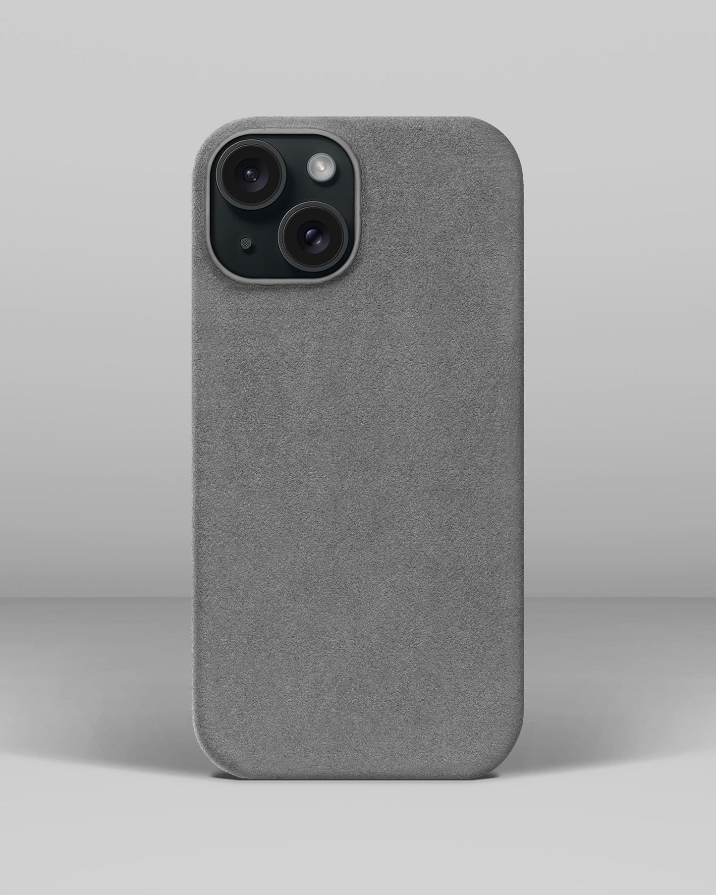 Light Grey Alcantara Case for iPhone 15