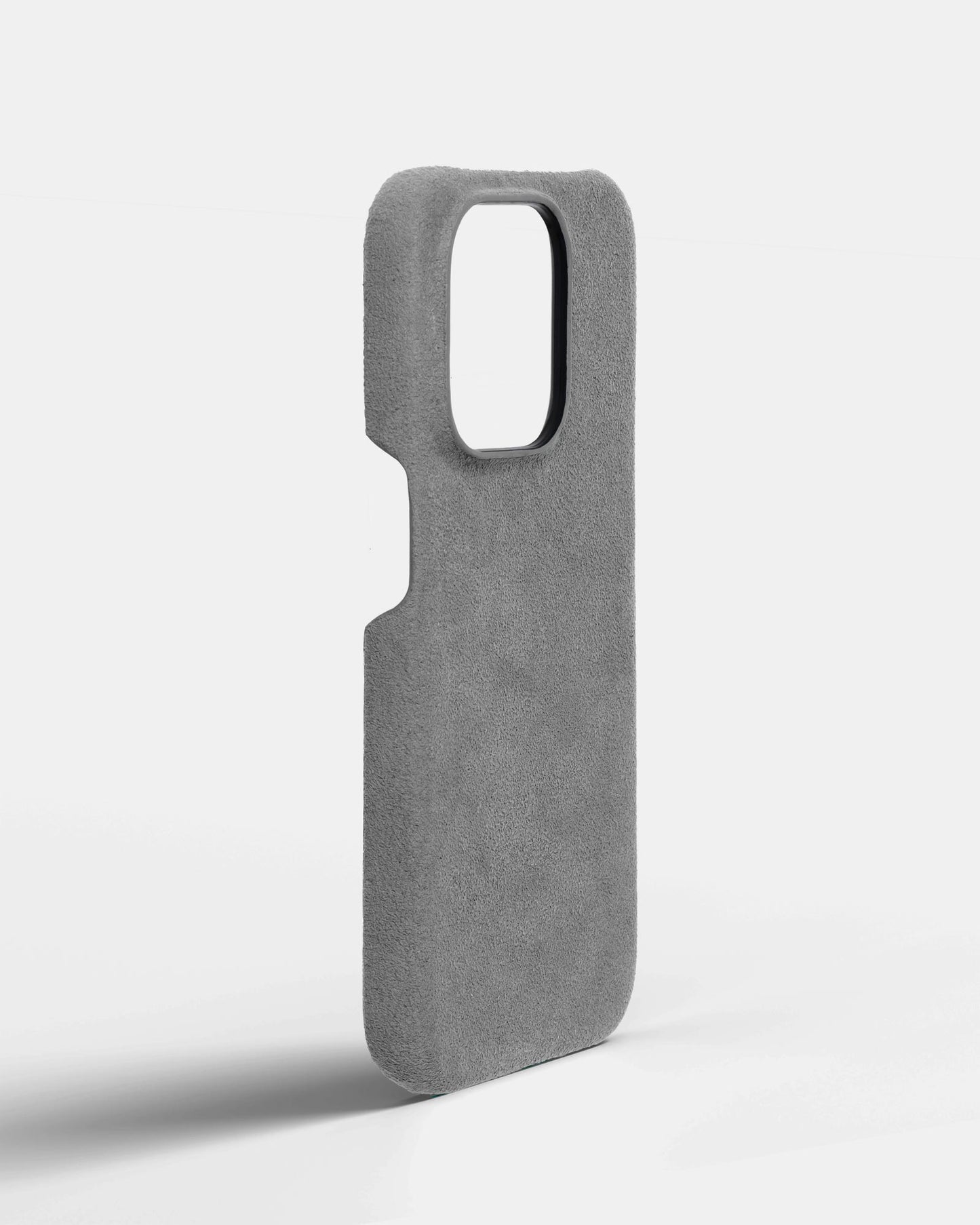 Light Grey Alcantara Case for iPhone 15 Pro