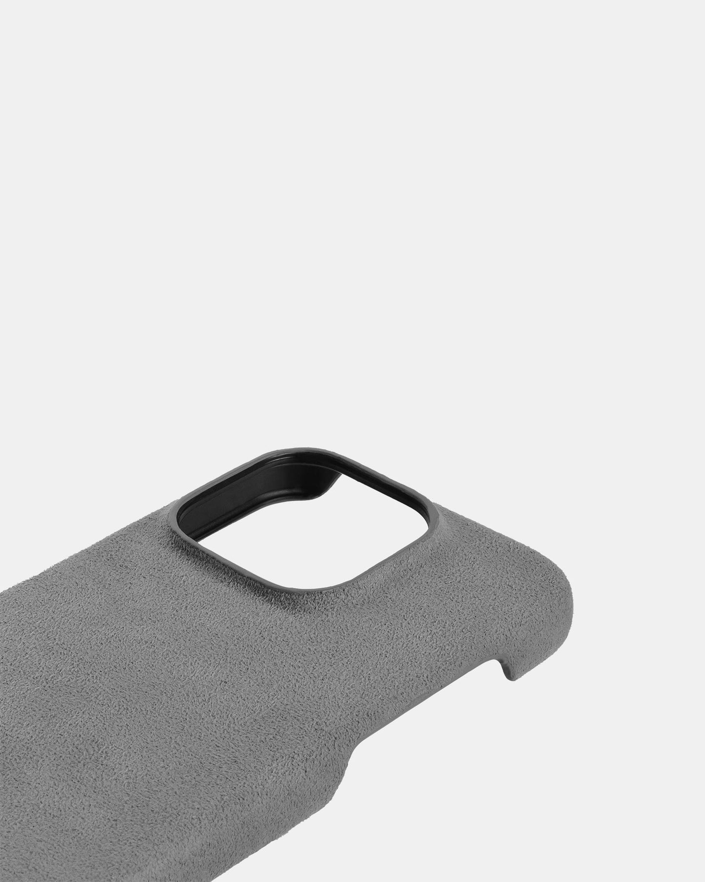 Light Grey Alcantara Case for iPhone 15 Pro