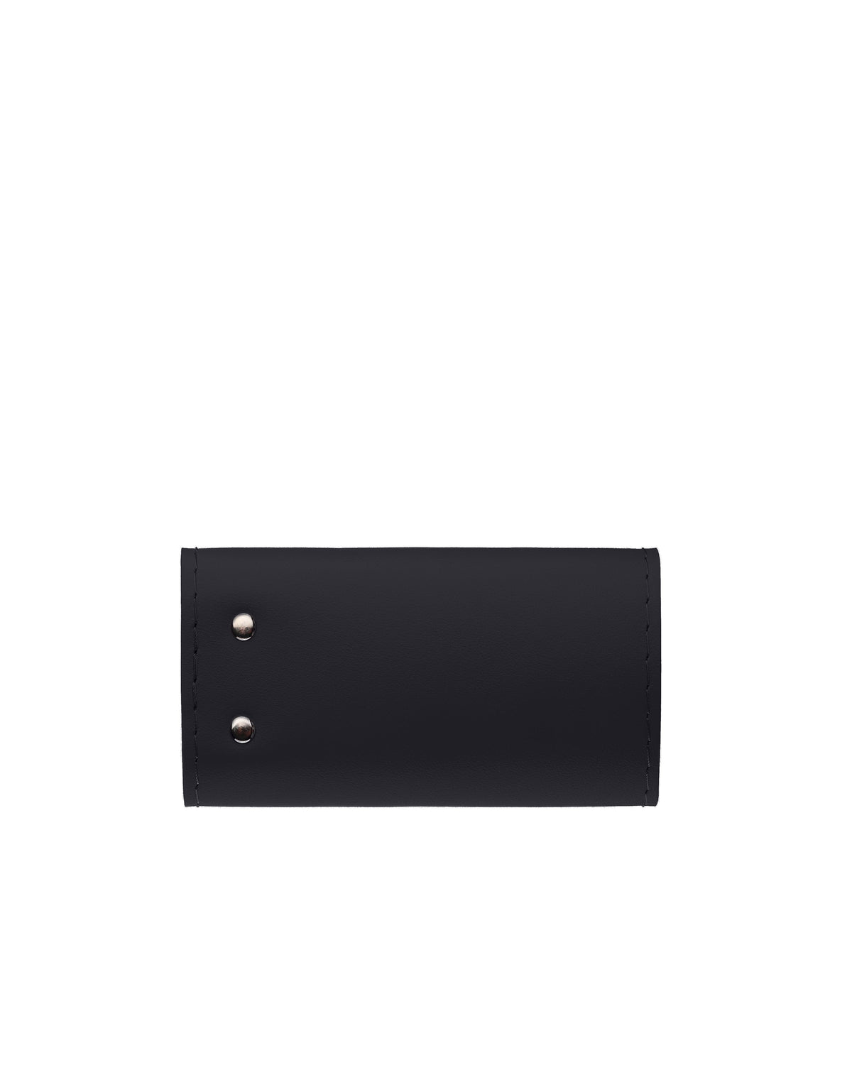 Black Smooth Calf Leather Key Holder