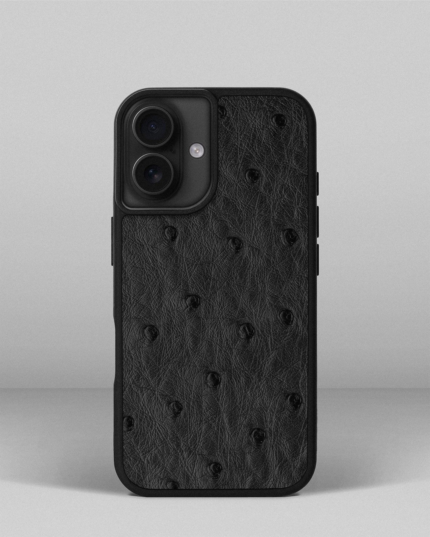 Graphite Ostrich Sport Case for iPhone 16