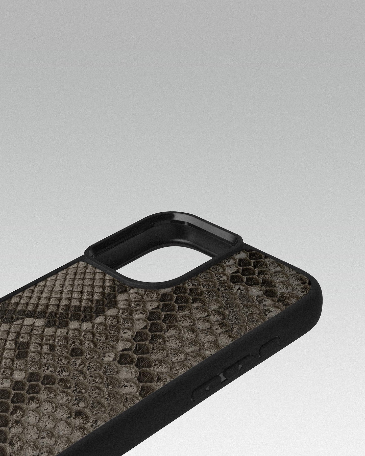 Grey Python Skin Sport Case for iPhone 16