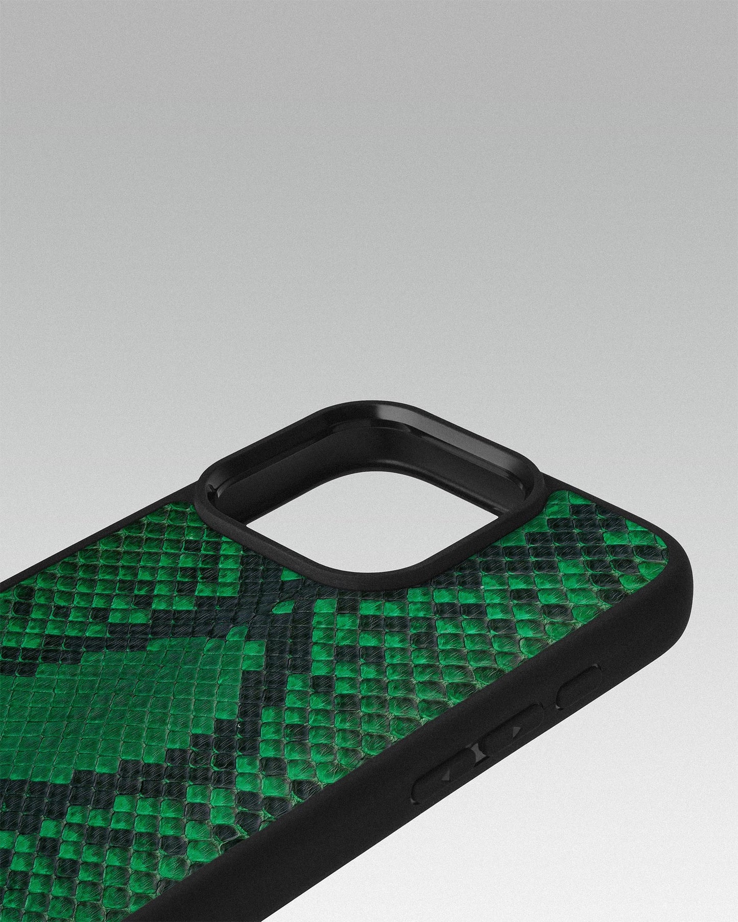 Green Python Skin Sport Case for iPhone 16 Pro Max