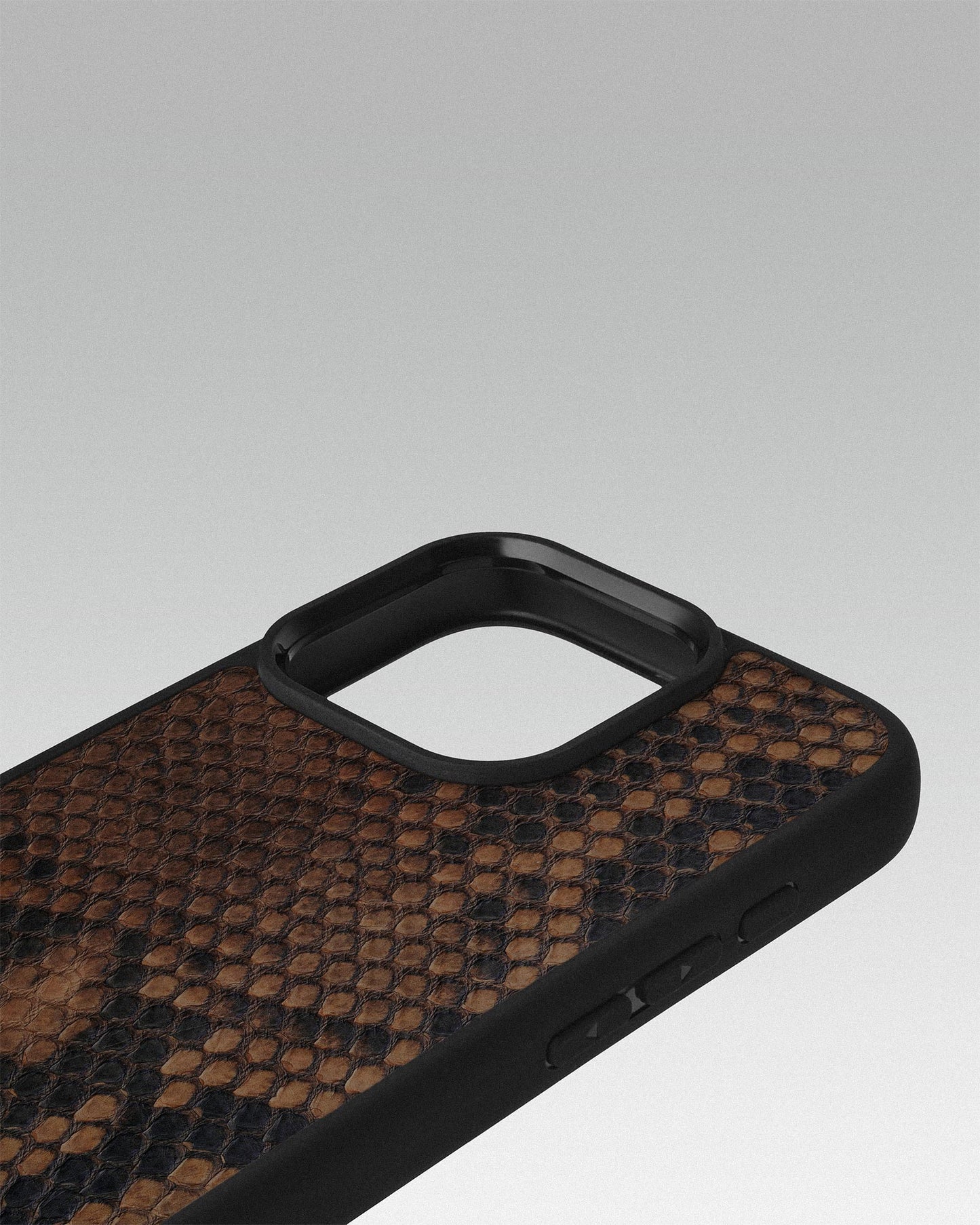 Tobacco Python Skin Sport Case for iPhone 16 Pro Max