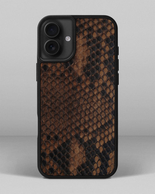 Спортивний чохол Tobacco Python Skin для iPhone 16 Plus