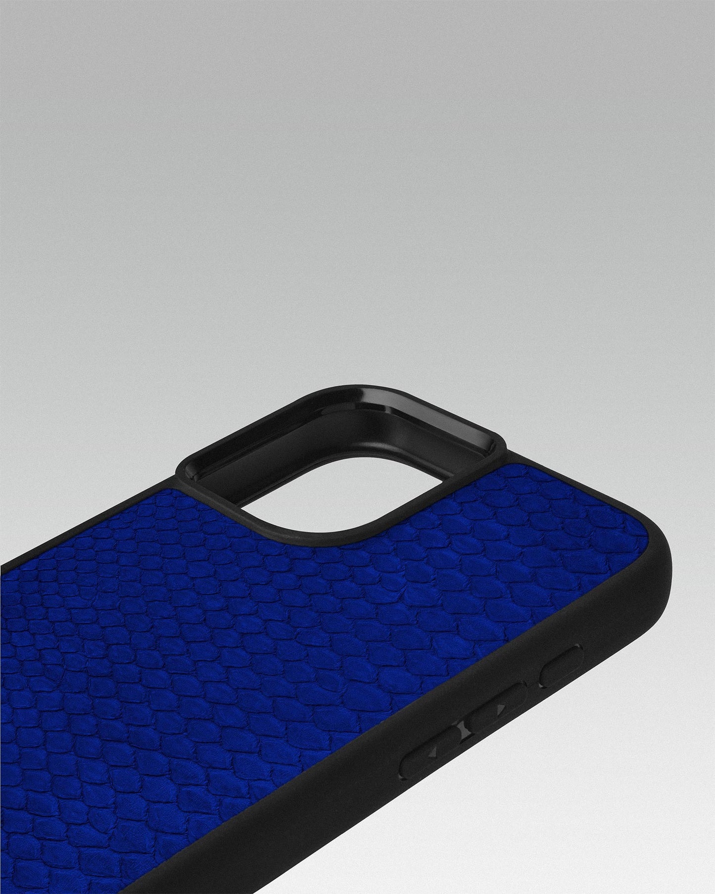 Blue Python Skin Sport Case for iPhone 16