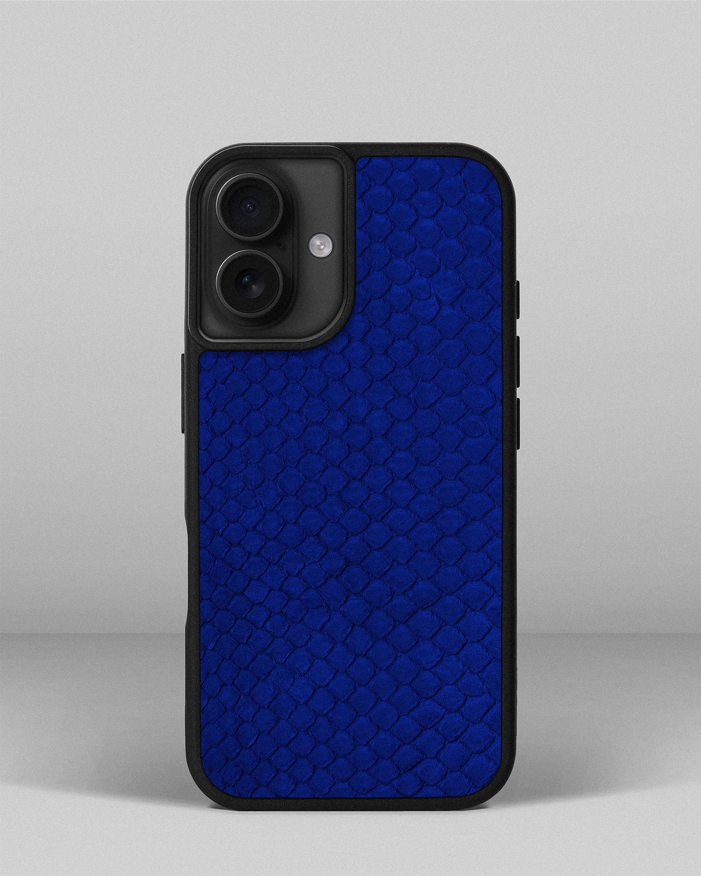 Blue Python Skin Sport Case for iPhone 16