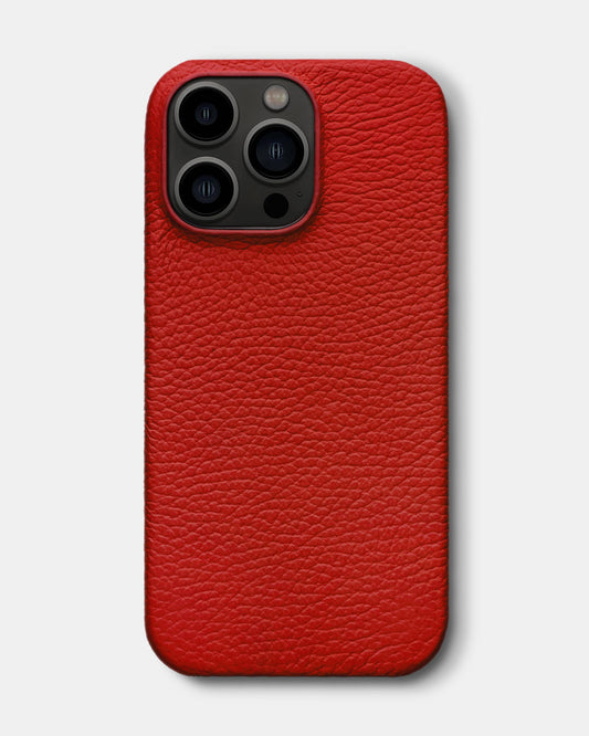 Red Leather Case for iPhone 13 Pro Max