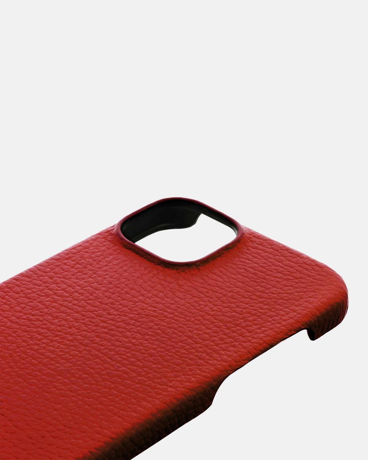 Red Leather Case for iPhone 16