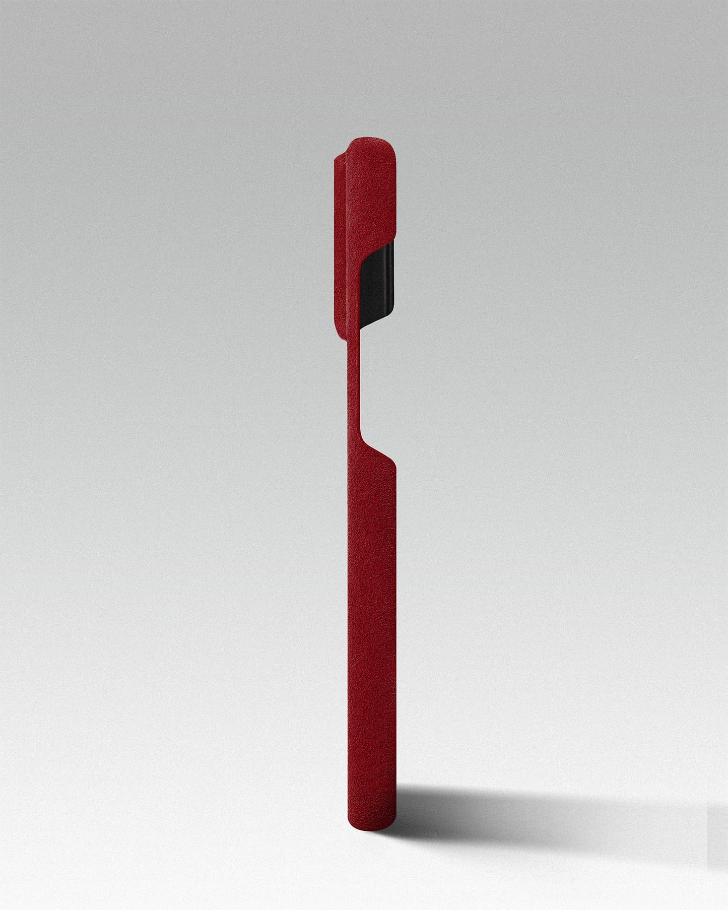 Red Alcantara Case for iPhone 16 Pro