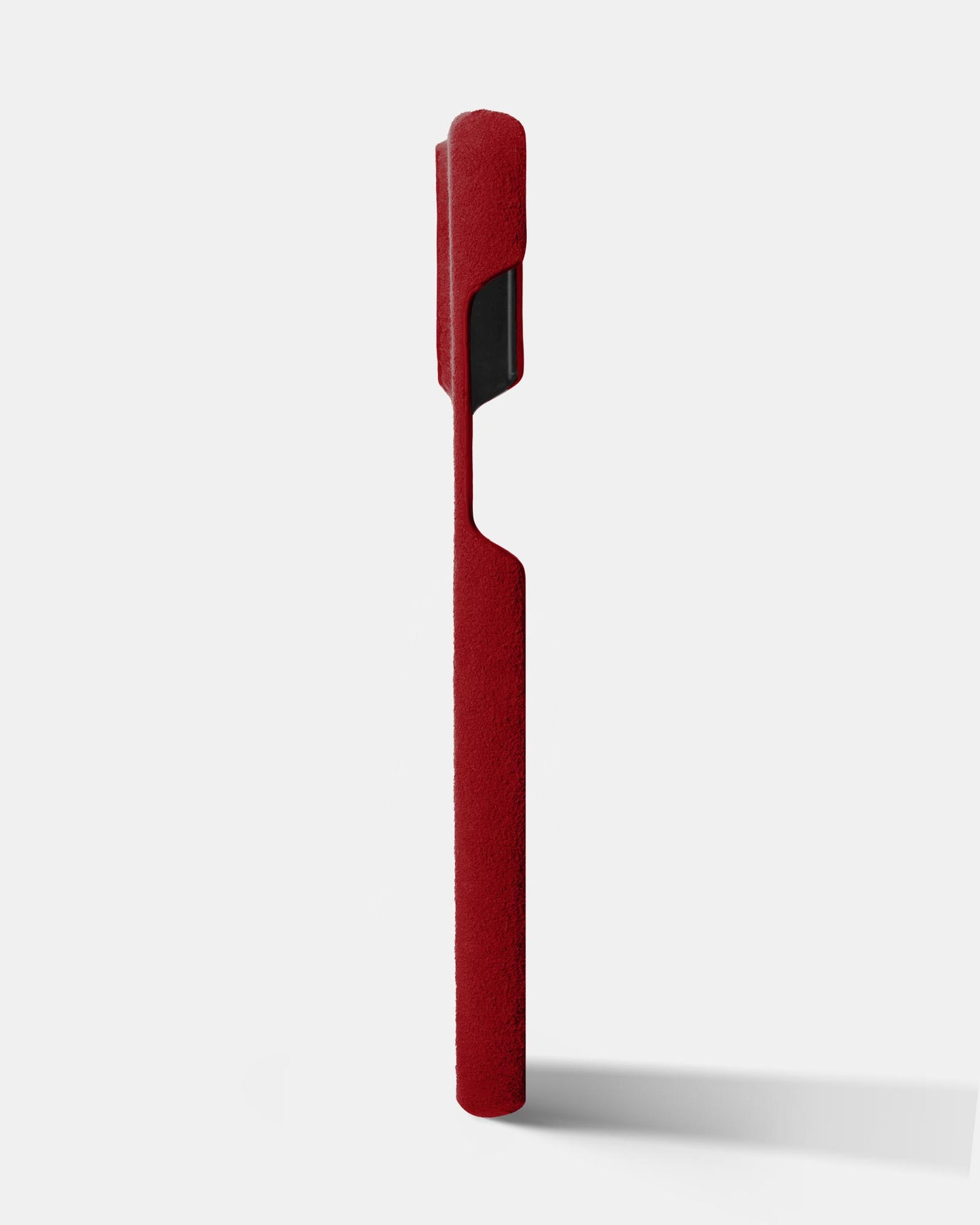 Red Alcantara Case for iPhone 14 Pro Max