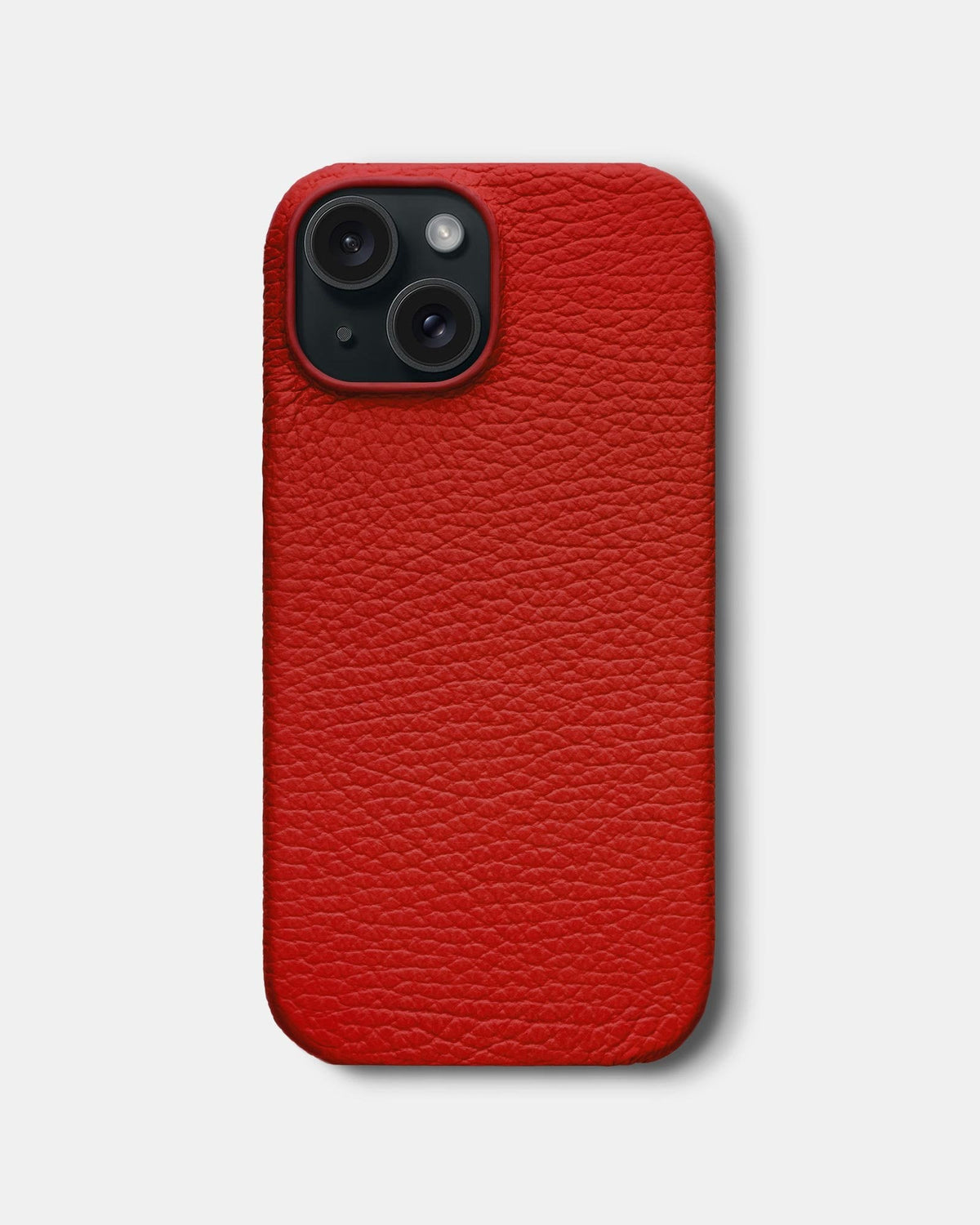 Red Leather Case for iPhone 16