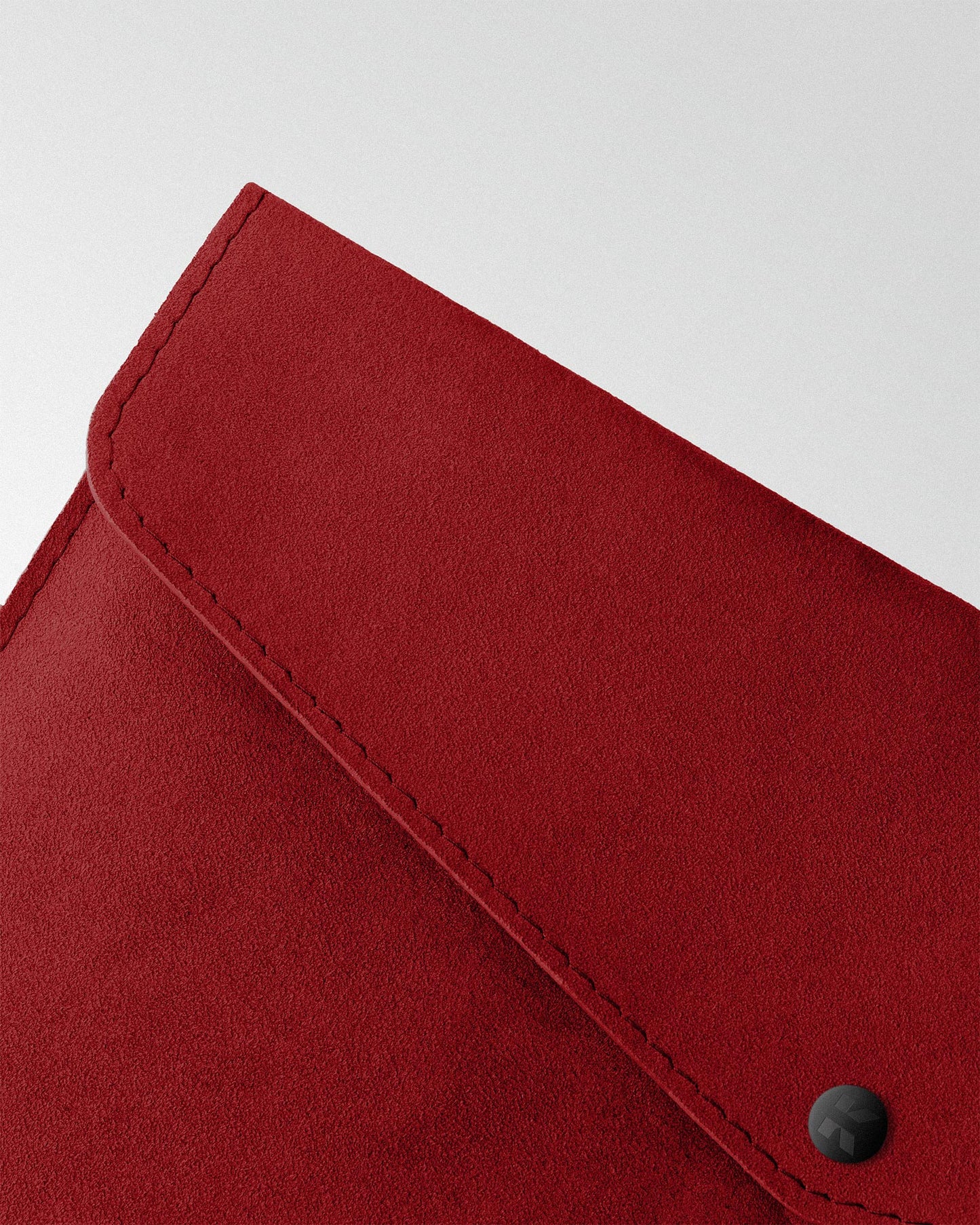 Red Alcantara Envelope Case for MacBook