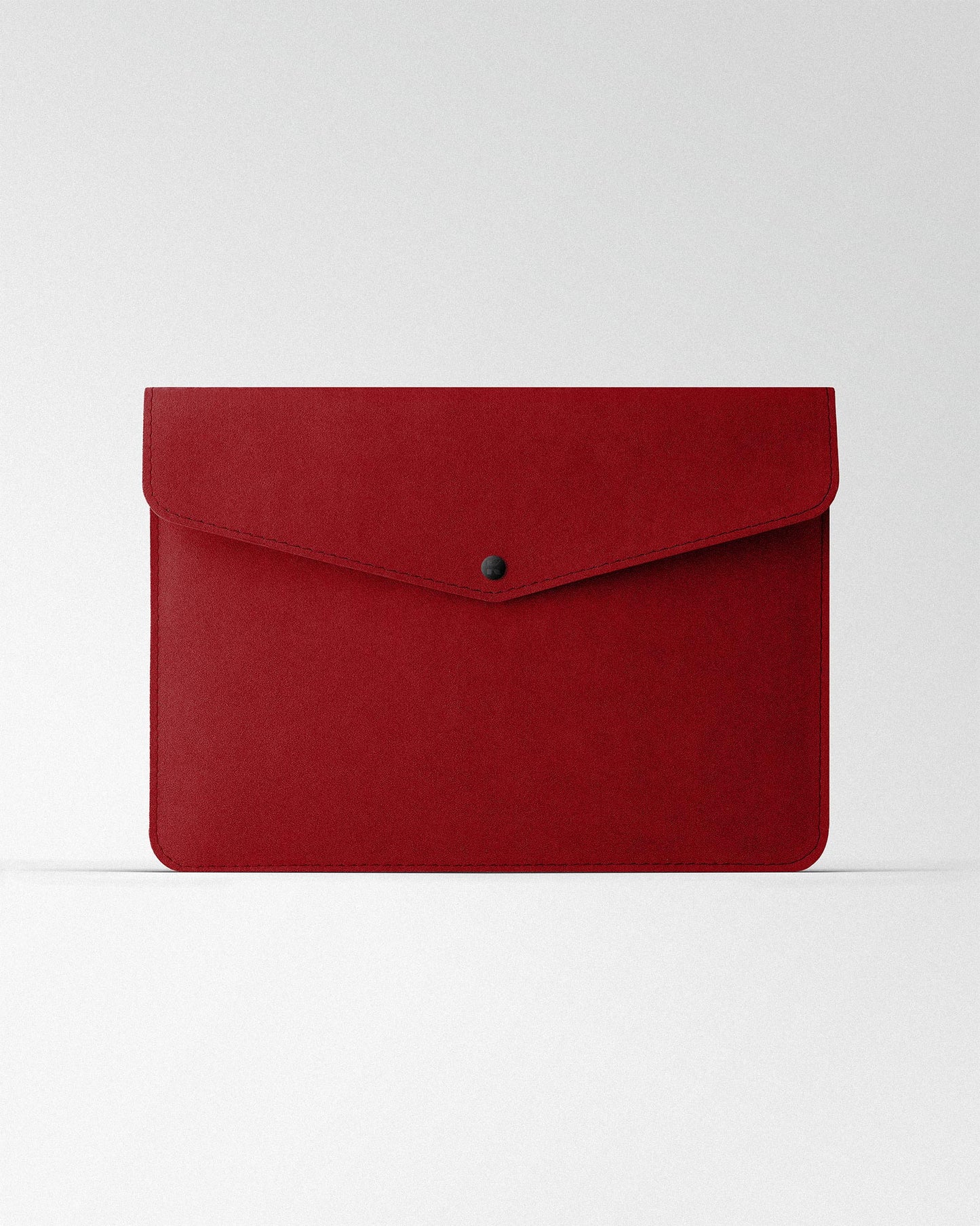 Red Alcantara Envelope Case for MacBook