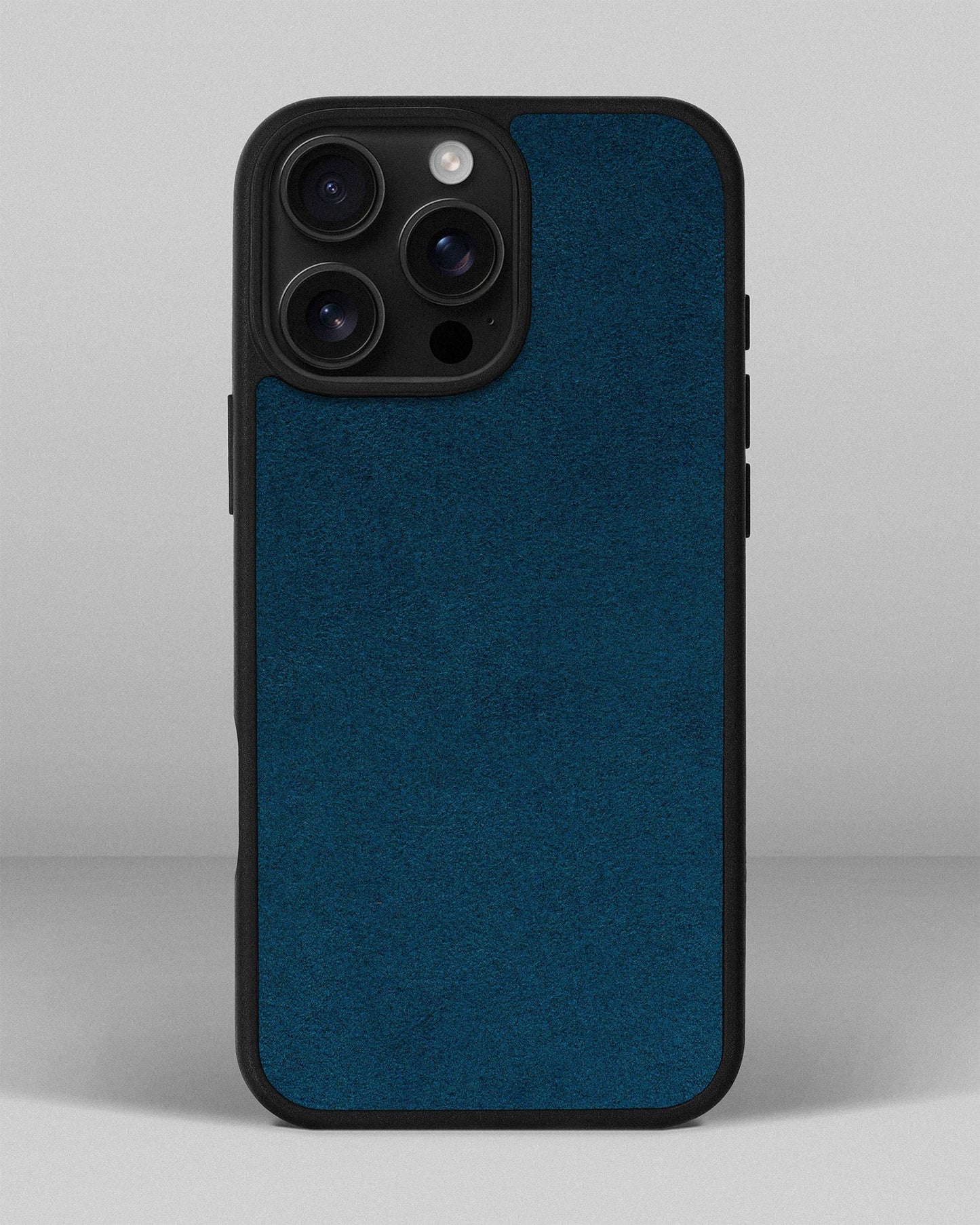 Blue Alcantara Sport Case for iPhone 16 Pro Max