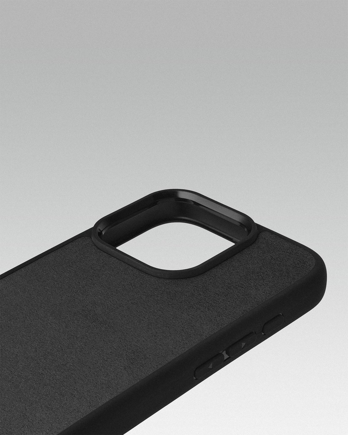 Grey Alcantara Sport Case for iPhone 16 Pro Max